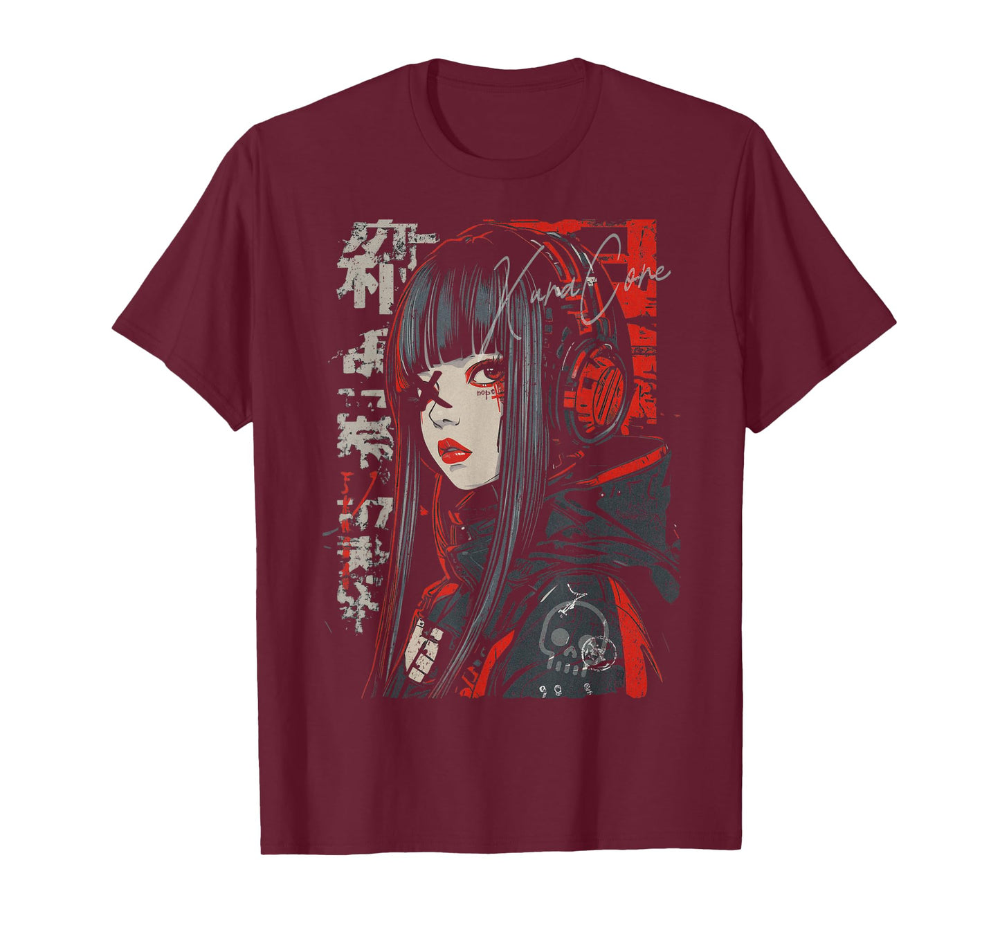 Japanese Streetwear Cyberpunk Y2K Techwear Retro Manga Anime T-Shirt