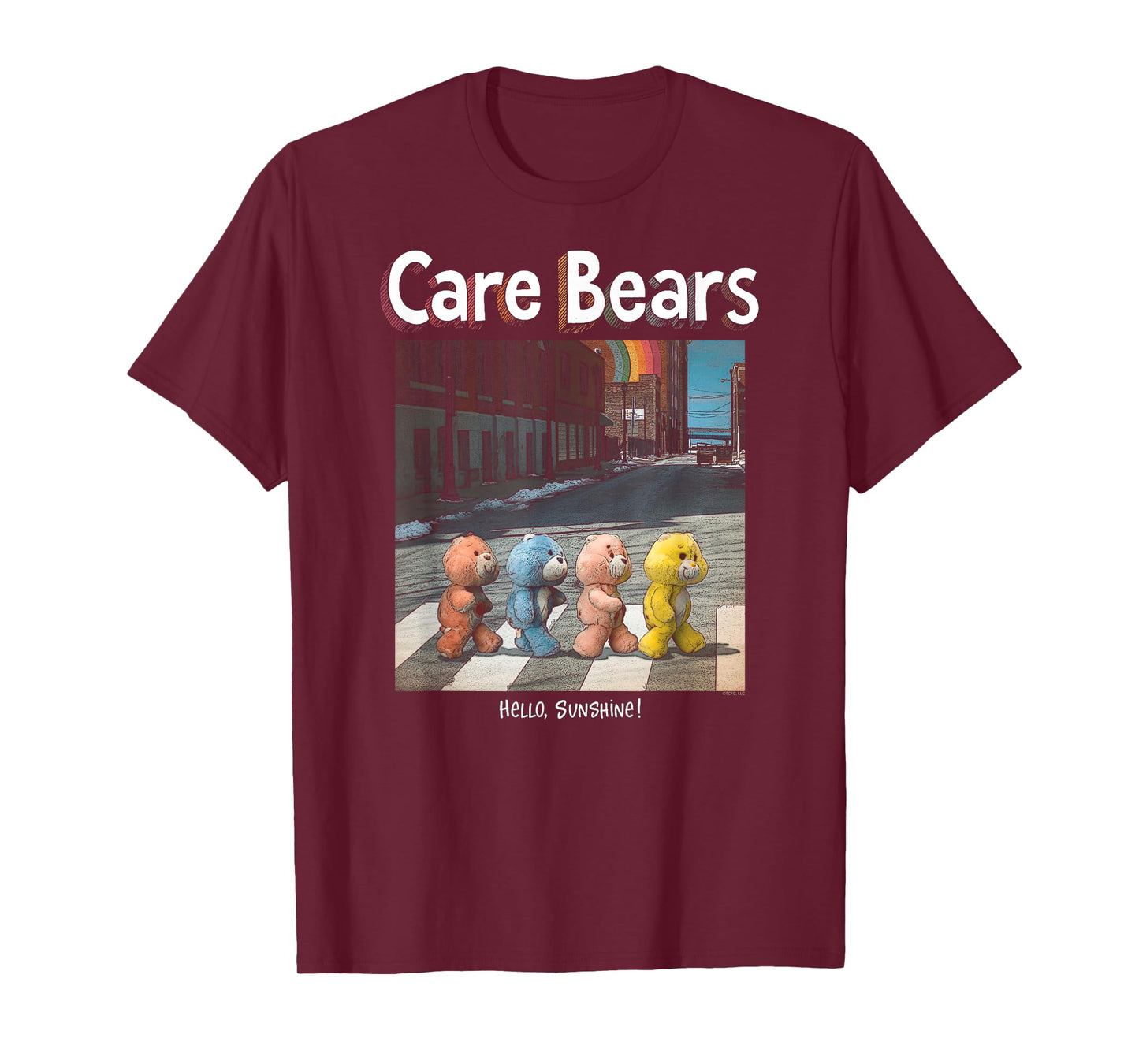 Care Bears Hello Sunshine Crosswalk Funny Cartoon T-Shirt