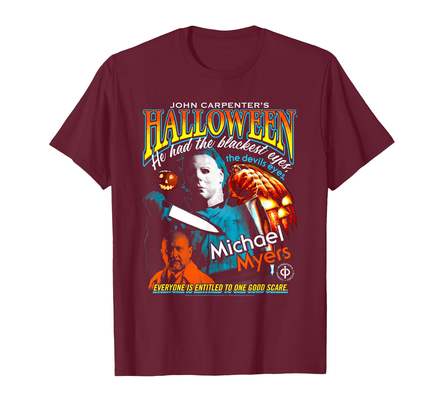 Halloween 90's Bootleg Colorful Poster Horror Movie T-Shirt
