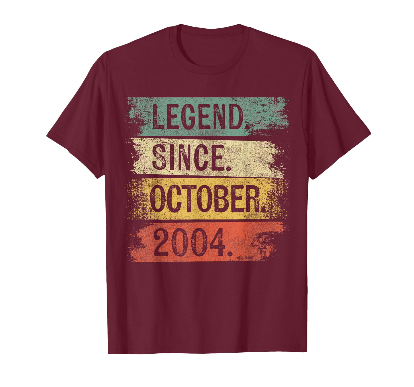 Legend Since October 2004 Birthday T-Shirt