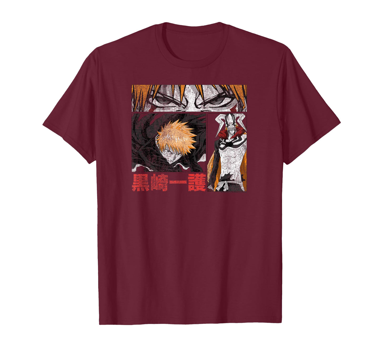 Bleach Graphic Ichigo Comic Book Style Anime T-Shirt