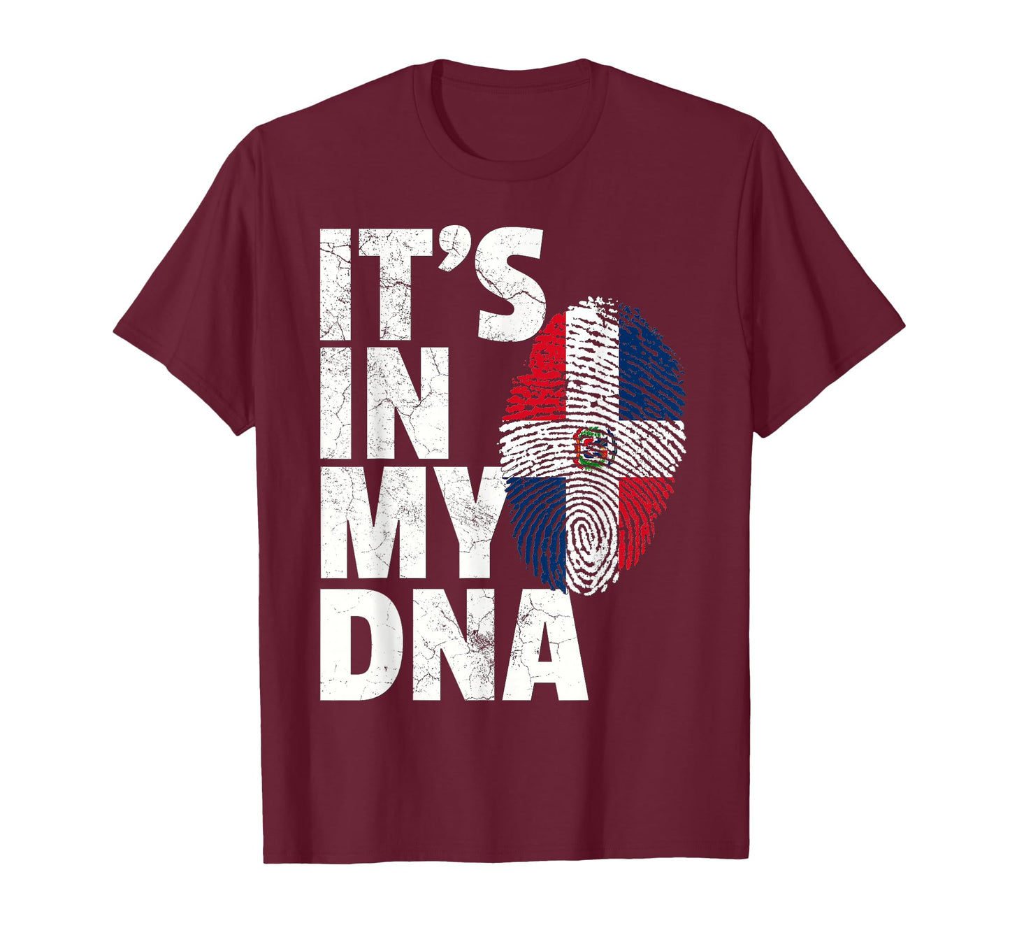 ITS IN MY DNA Dominican Republic Flag Pride National Country T-Shirt
