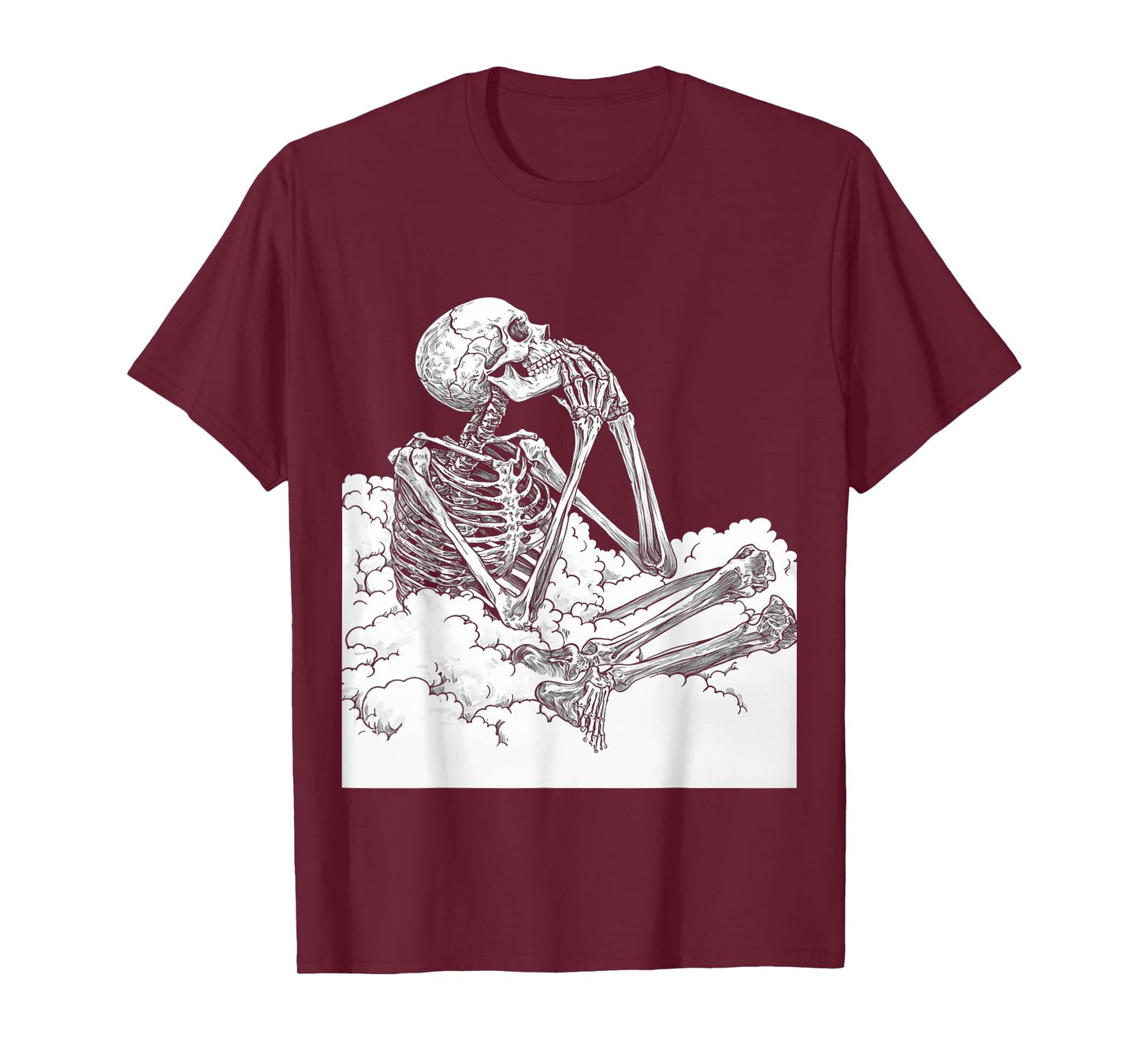 Skeleton Hands Praying Graphic Tee T-Shirt