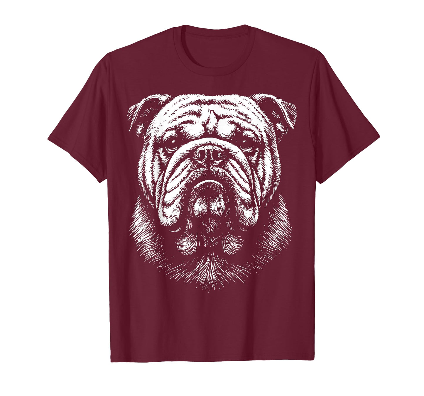 Bulldog Illustration T-Shirt