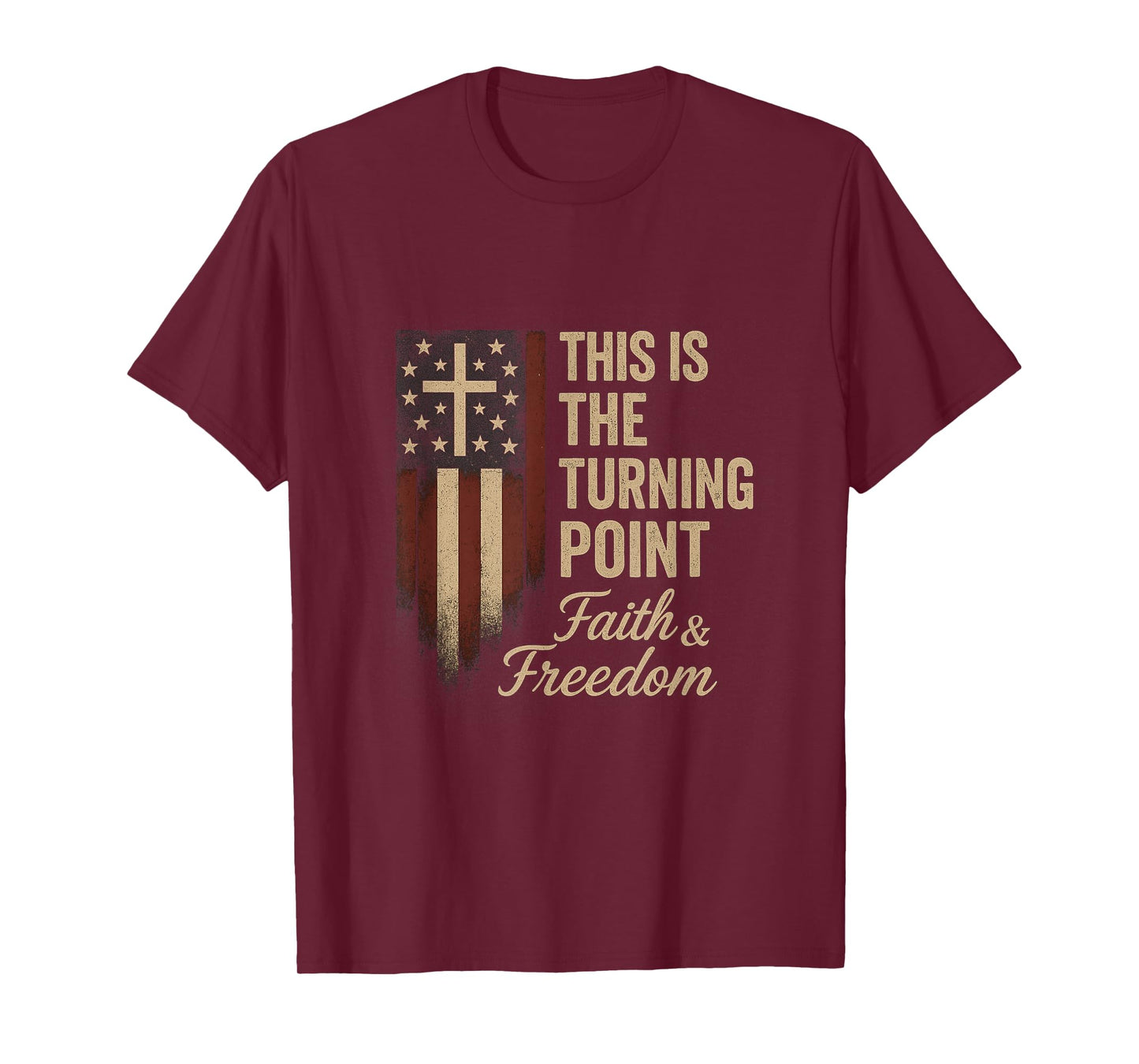 This is The Turning Point Patriotic Faith USA T-Shirt