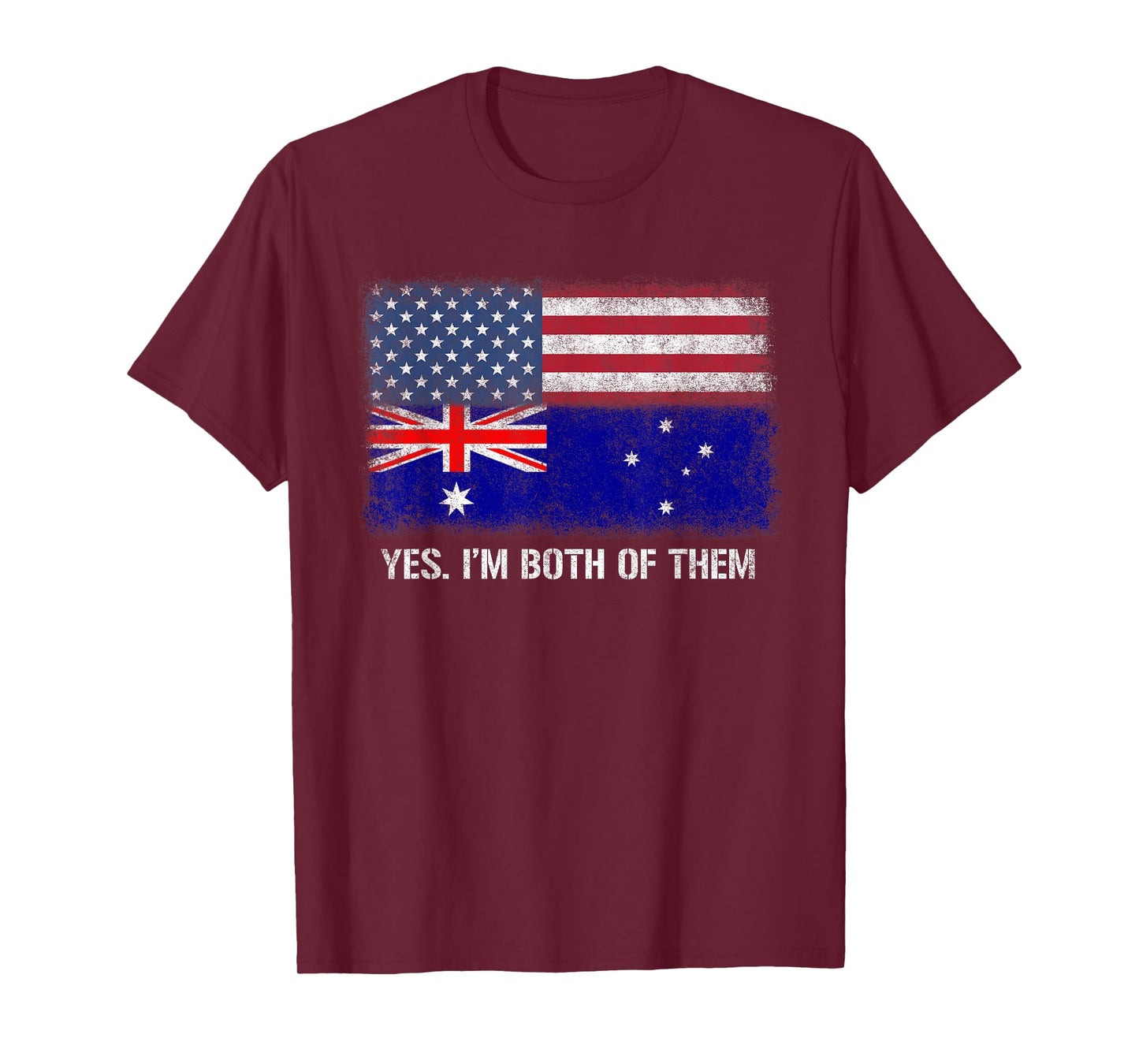 Usa Australia Australian American Flag Dual Citizen Women Kids Men T-Shirt