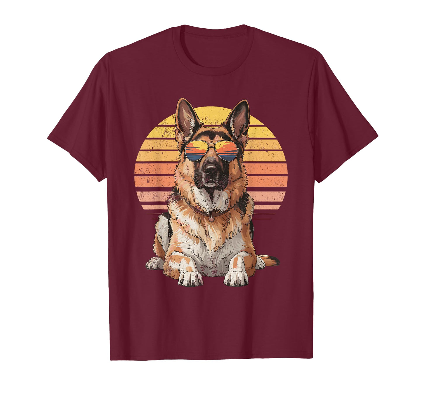 Cool Cool German Shepherd Mom Dad Gift Vintage Dog Owners T-Shirt