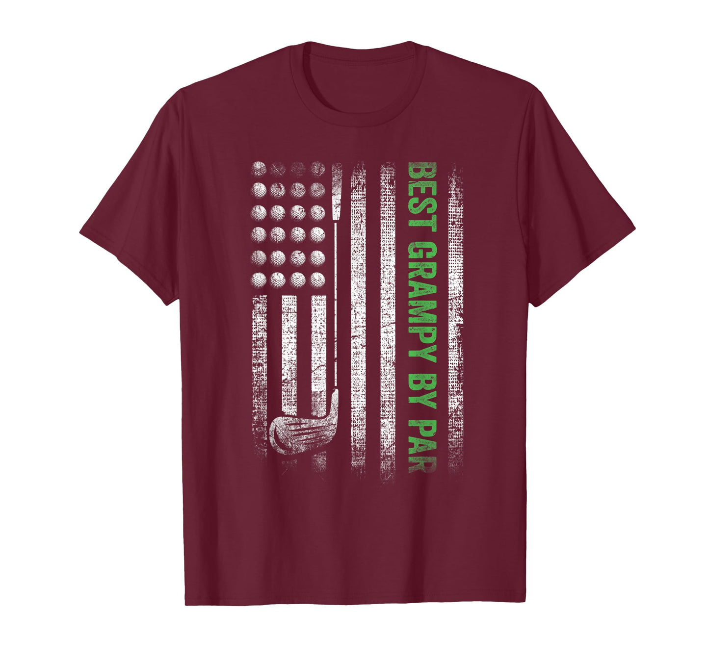 Mens Funny Best Grampy By Par Father's Day Golf T-Shirt