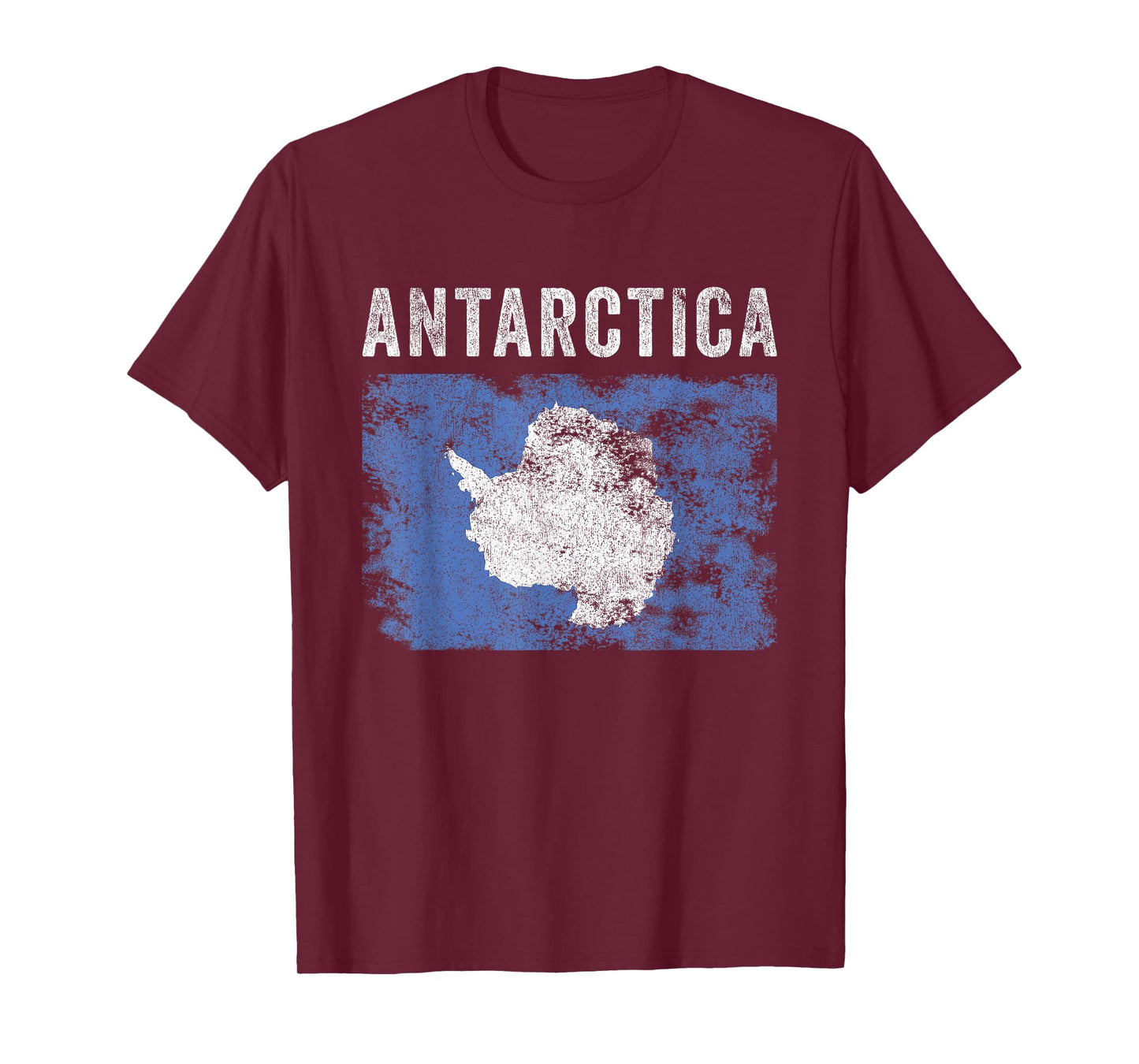 Antarctica Flag Distressed - Men Women Kids - Antarctic Flag T-Shirt