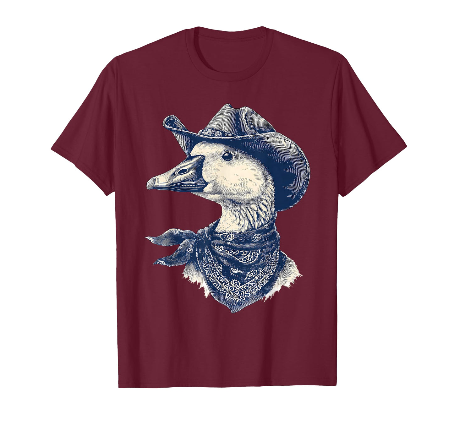 Goose Cowboy Vintage Rodeo Cowgirl Western Country T-Shirt