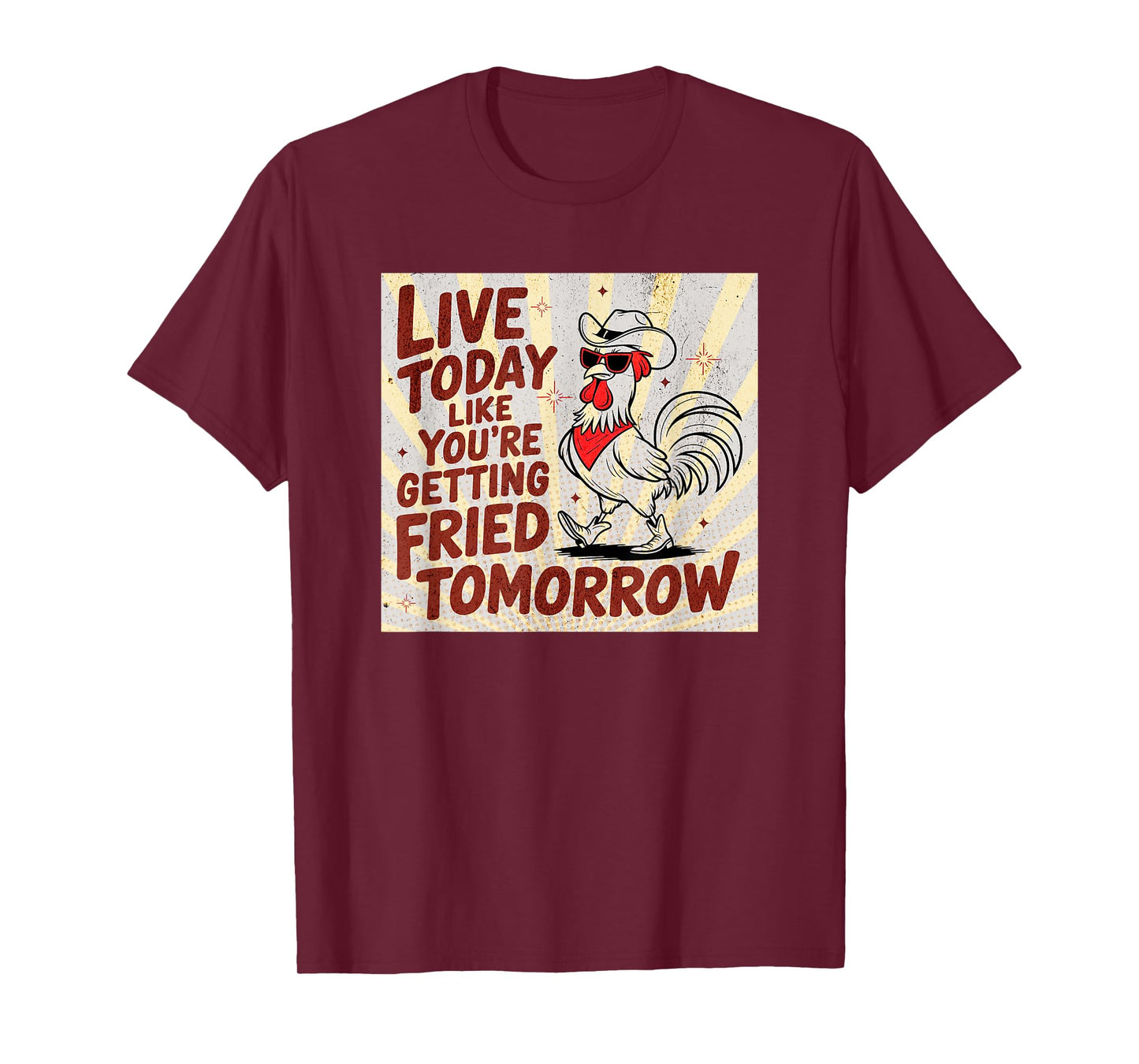Funny Chicken Lover Humor Joke Farmers Foodies Homestead BBQ T-Shirt