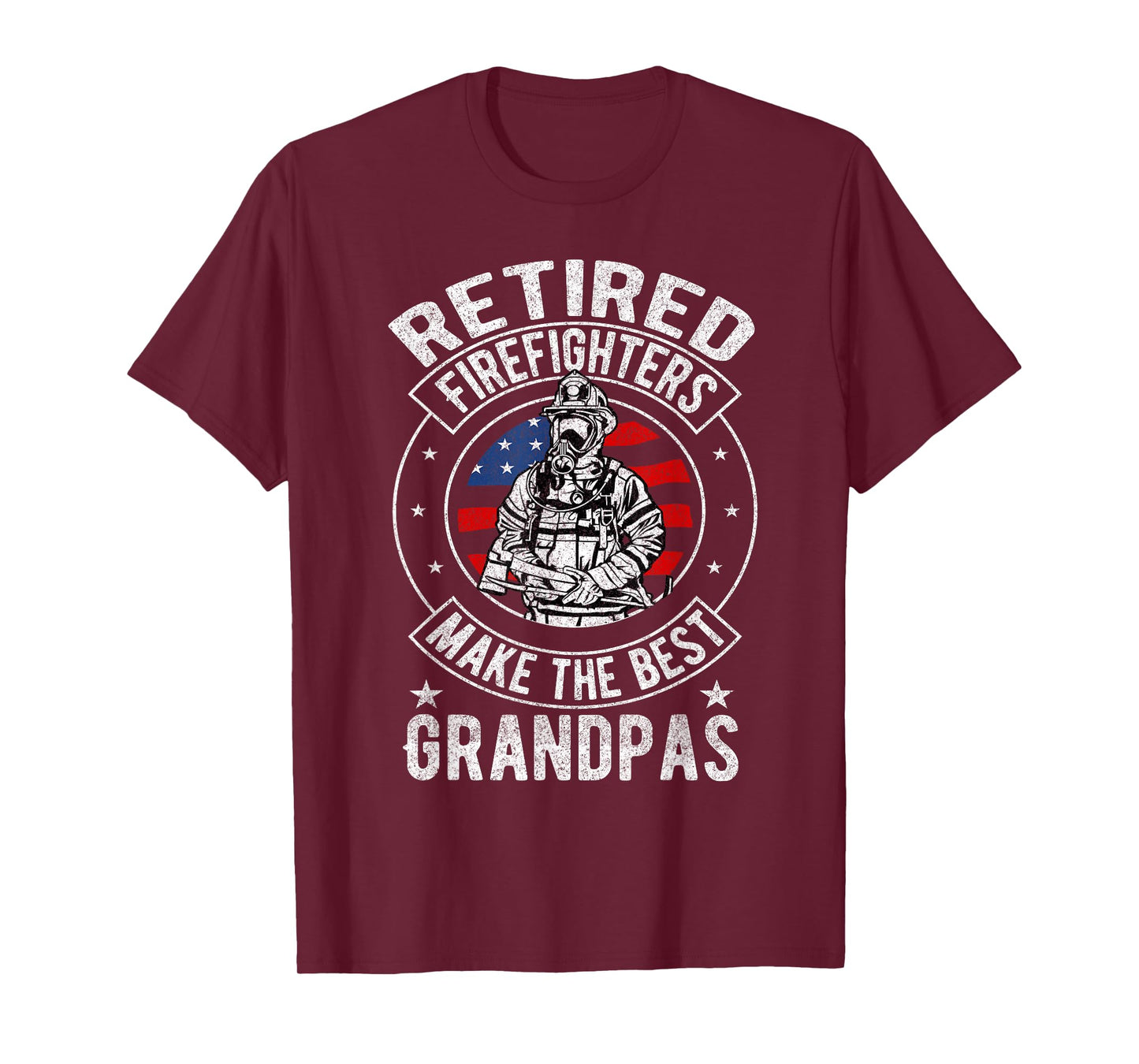 Retired Firefighter Grandpa Fireman Retirement T-Shirt