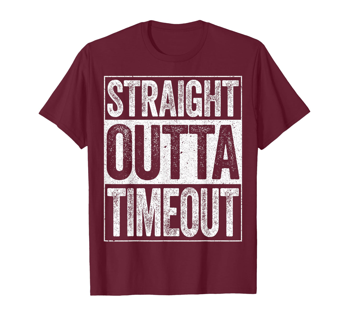 Straight Outta Timeout T-Shirt Kids Boy Girl Toddler Shirt T-Shirt