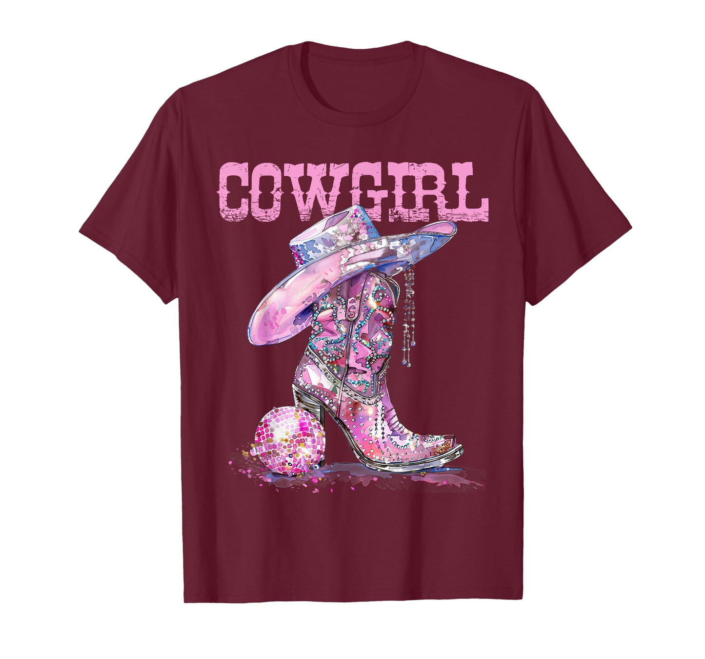 Cowgirl Country Concert Outfit for Women, Youth & Teen Girls T-Shirt