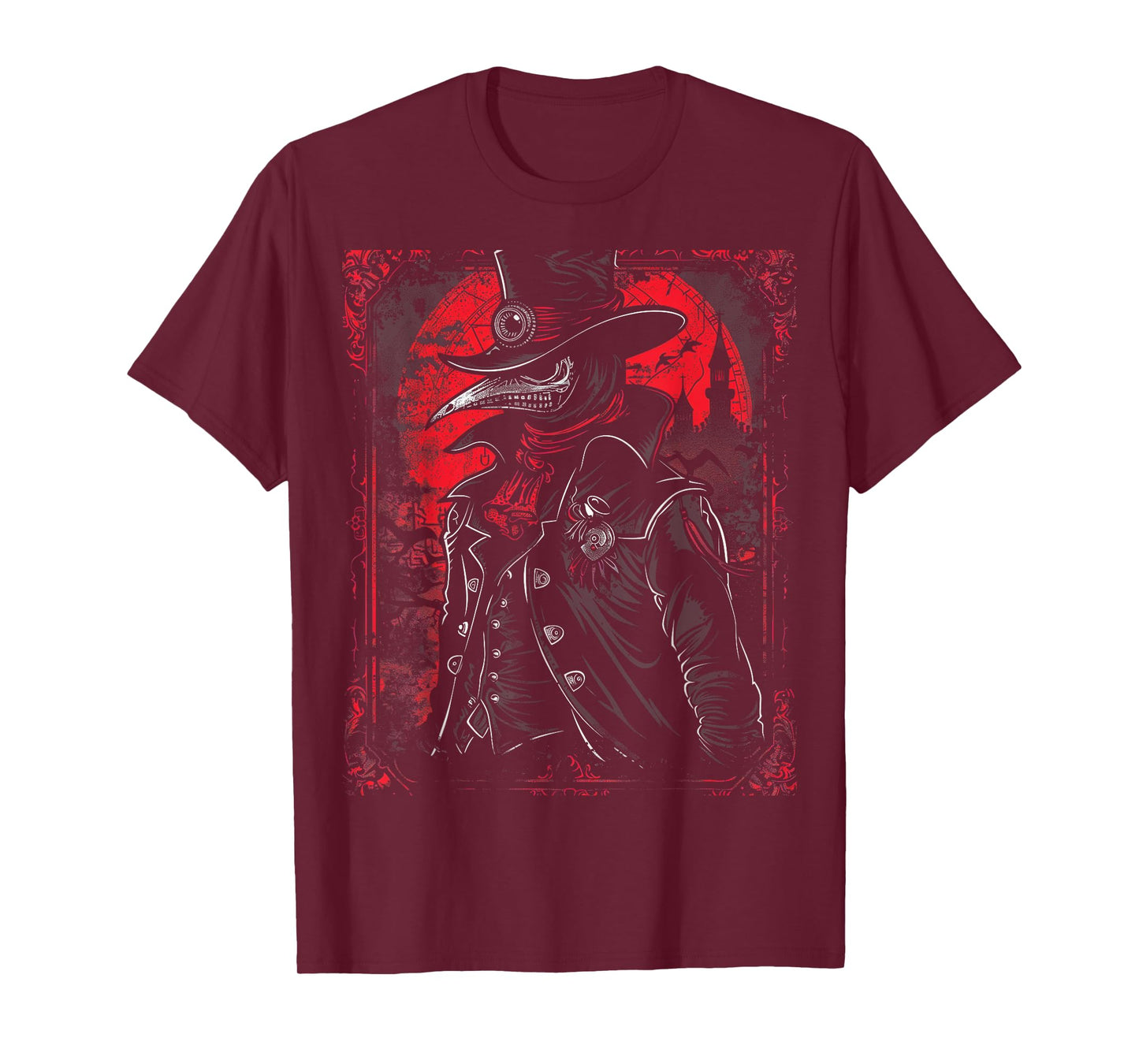 Gothic Art Gothic Plague Doctor Goth Aesthetic T-Shirt