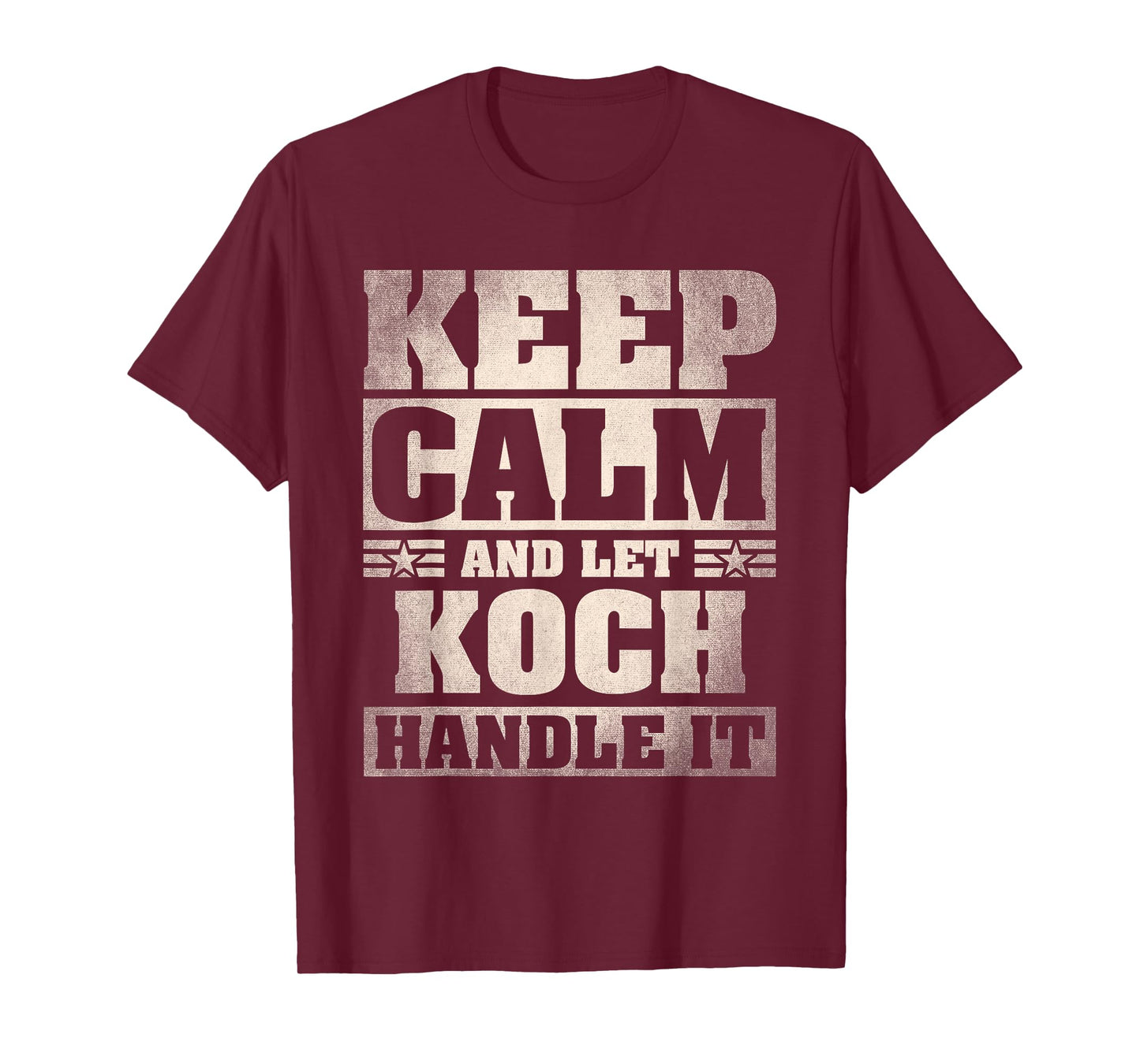 KOCH Name Shirt Personalized KOCH Last Name T-Shirt