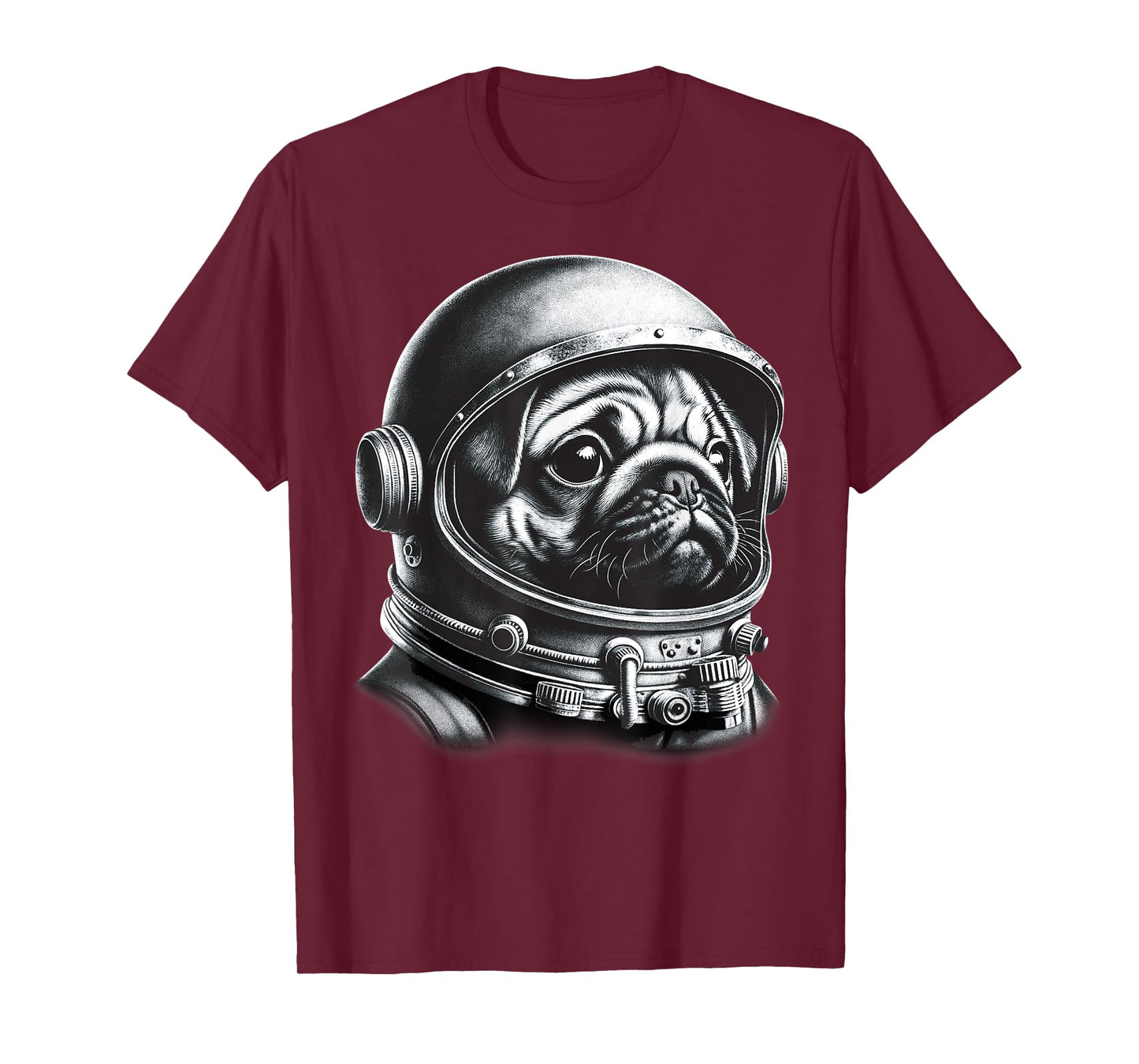 Pug Astronaut In Space Costume Pug Gifts Men Kids Women T-Shirt