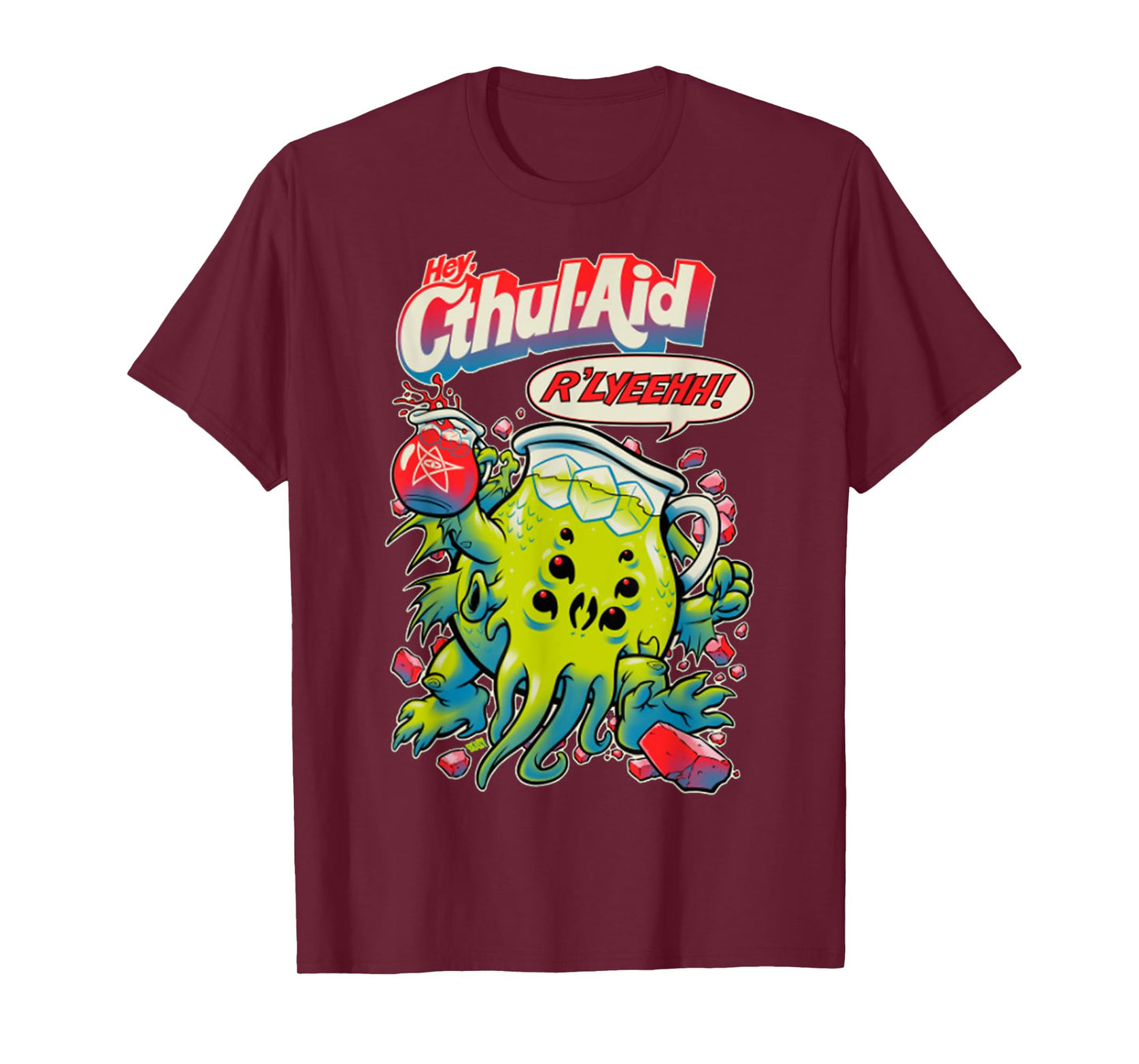 Hey Cool Cthulhu Aid R'LYEEHH! Cthulhu Water T-Shirt