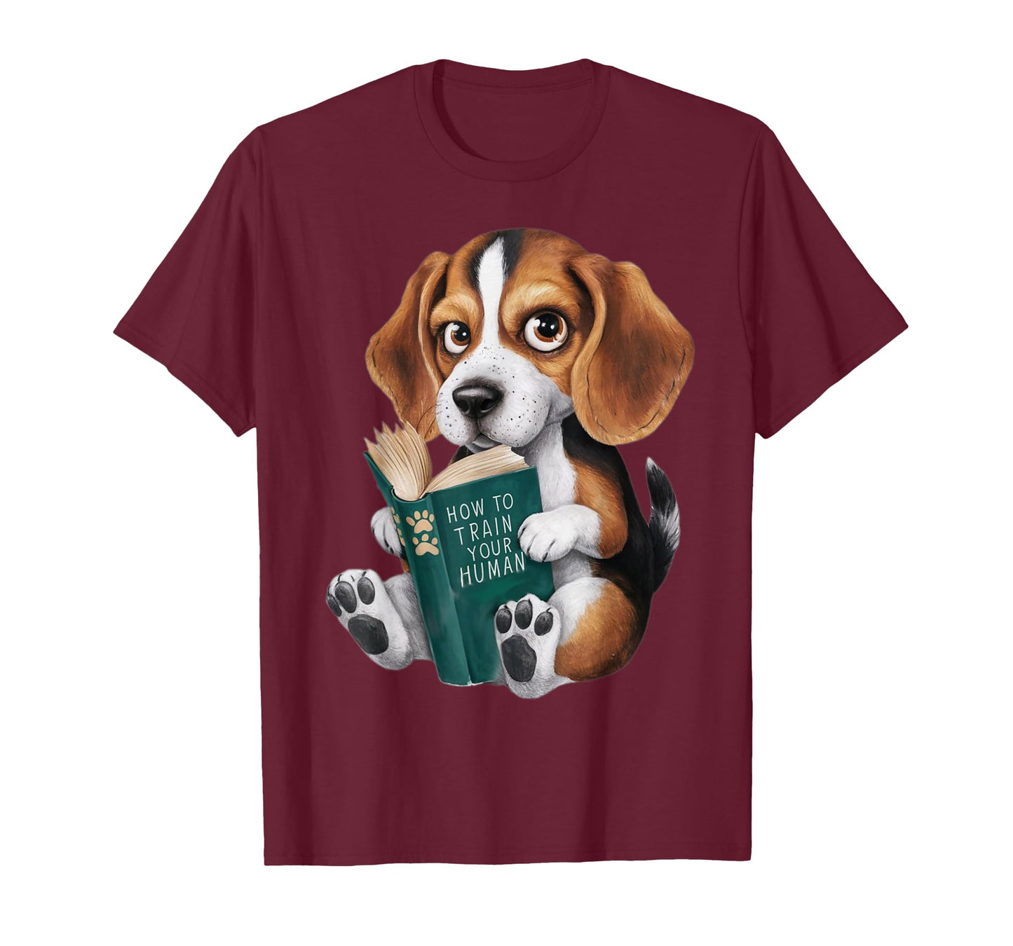 Beagle Dog, puppie, how to train your human, funny T-Shirt