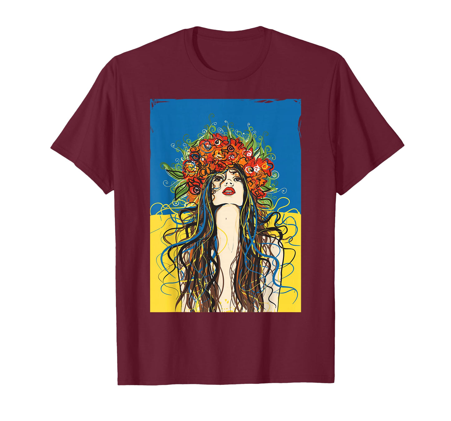 Ukraine Flag Fashionable Cool Ukrainian Village T-Shirt