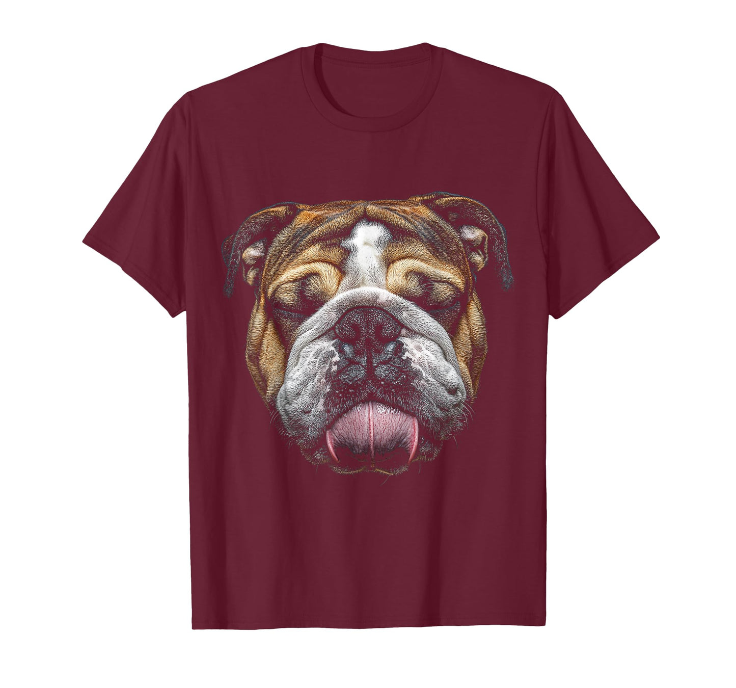 Funny English Bulldog Face T-Shirt