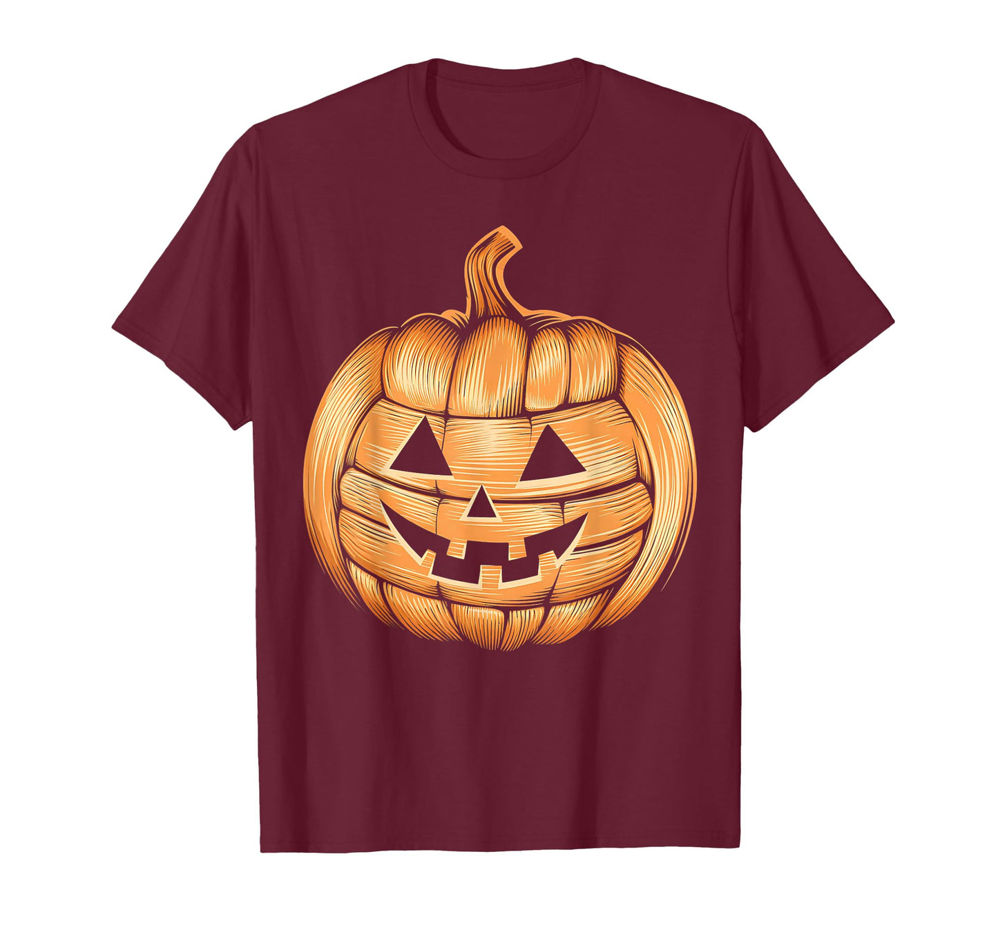 Funny Spooky Pumpkin Volleyball Player Women Men Halloween T-Shirt