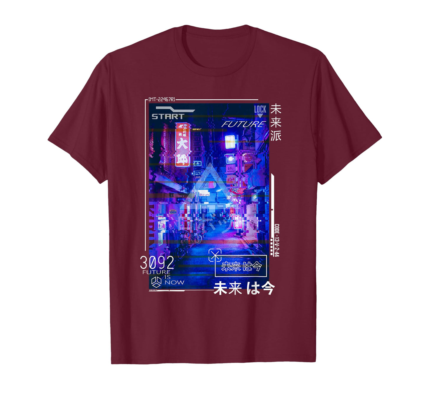 Cyberpunk Japanese Futurism Aesthetic Vaporwave T-Shirt