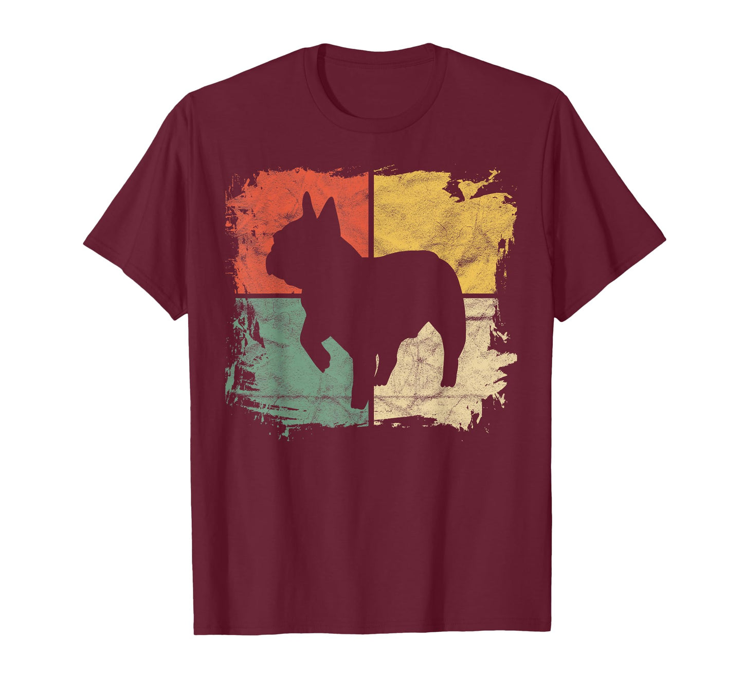 Square Retro Pug Owner Gift Dog Parent Dad Puggle Mom T-Shirt