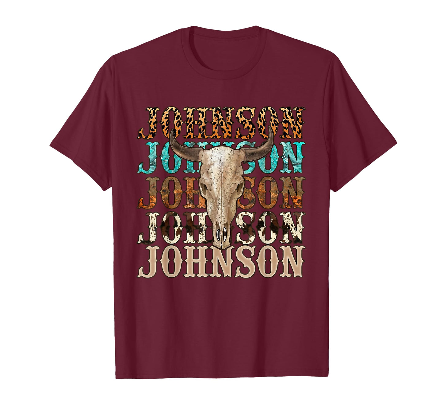 Retro Cojo Johnson Bull Skull Music Country 70s Cowboys Boot T-Shirt