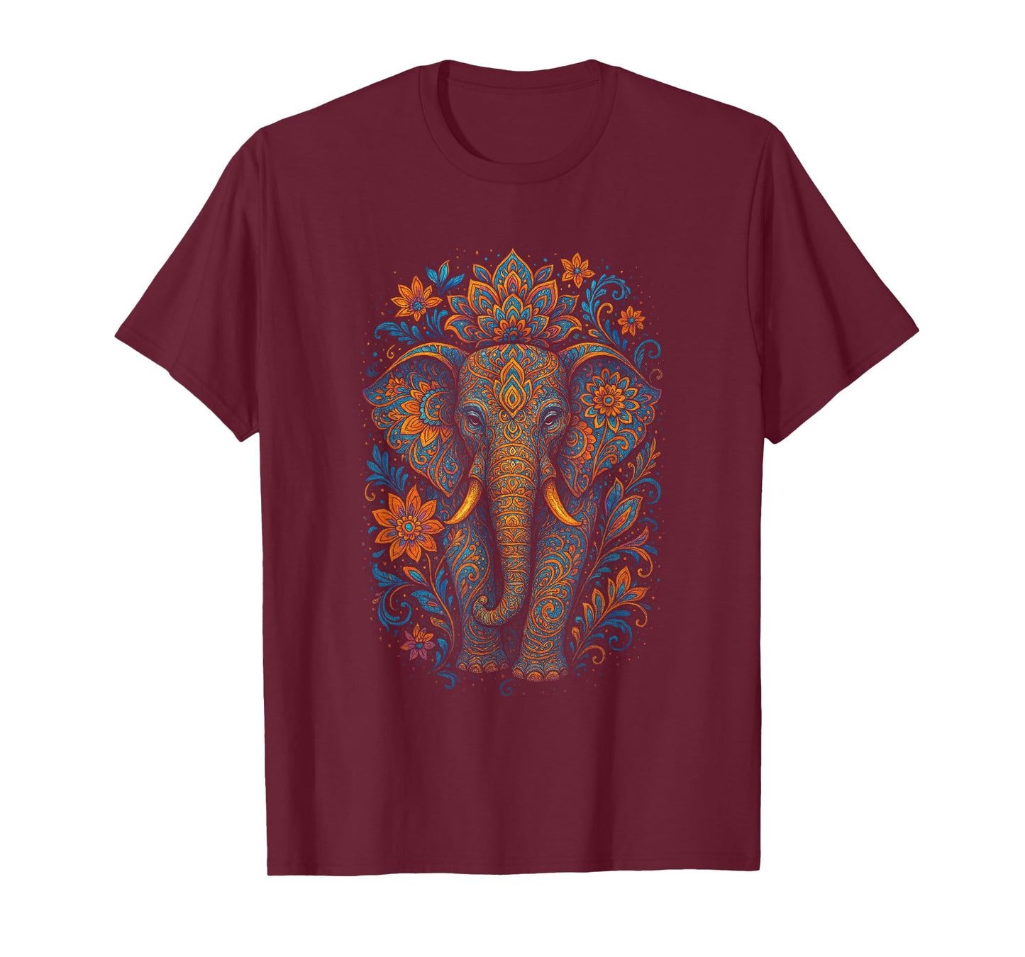 Ganesha Elephant Chakra Yoga Divine Deity Hinduism T-Shirt