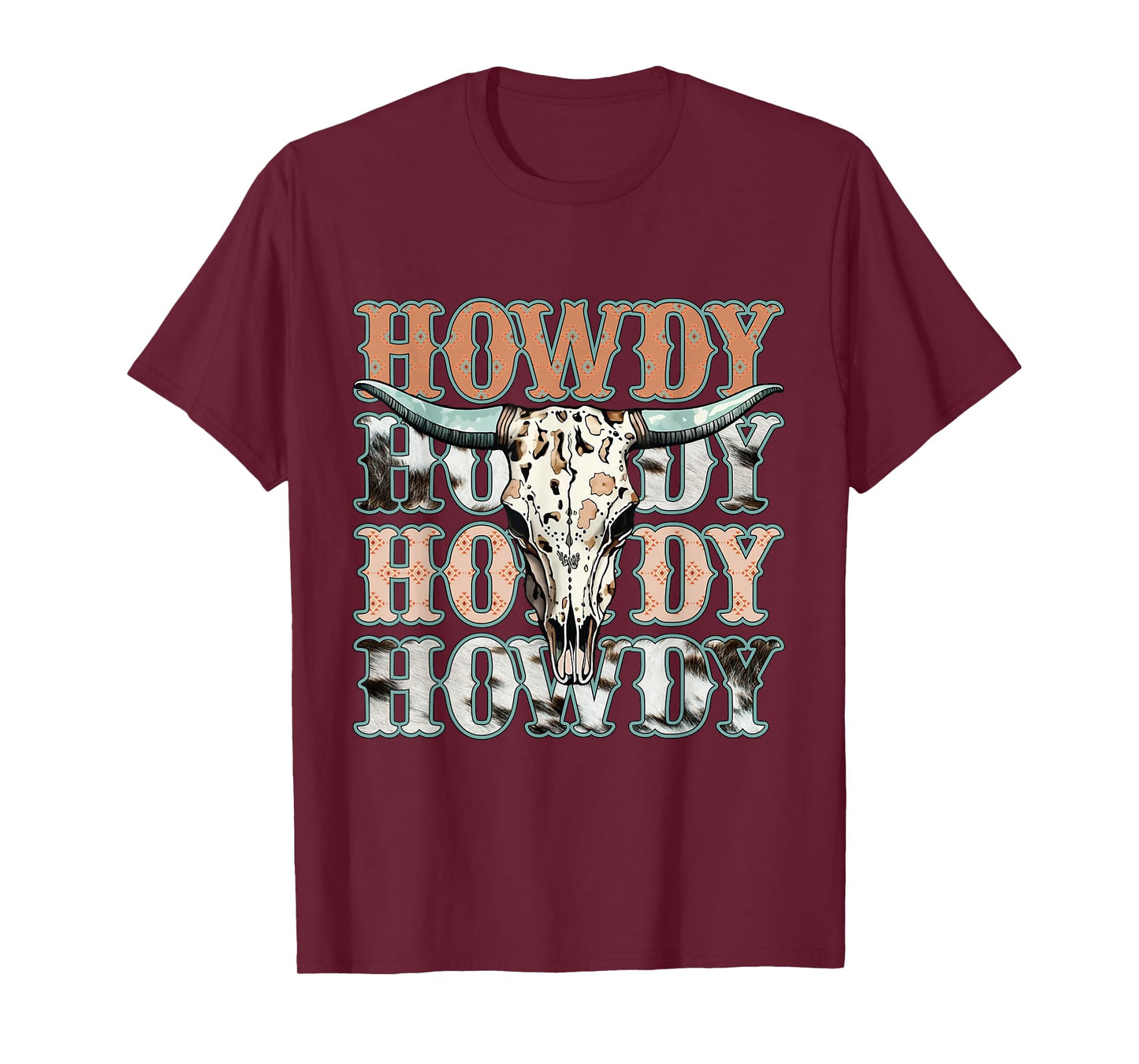 Vintage Howdy Southern Western Girl Country Rodeo Cowgirl T-Shirt