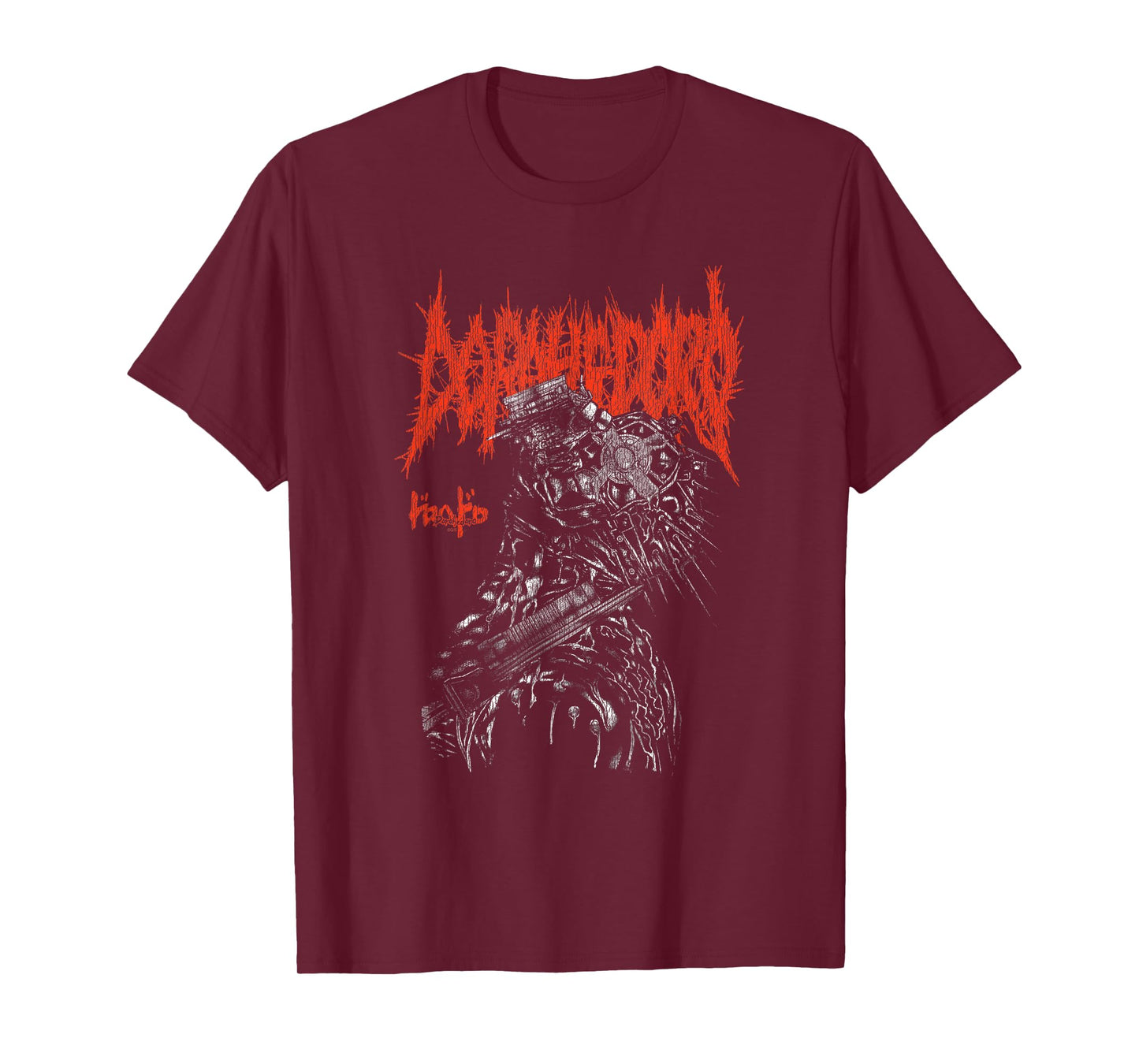 Dorohedoro Extreme Metal Caiman Mask Manga T-Shirt