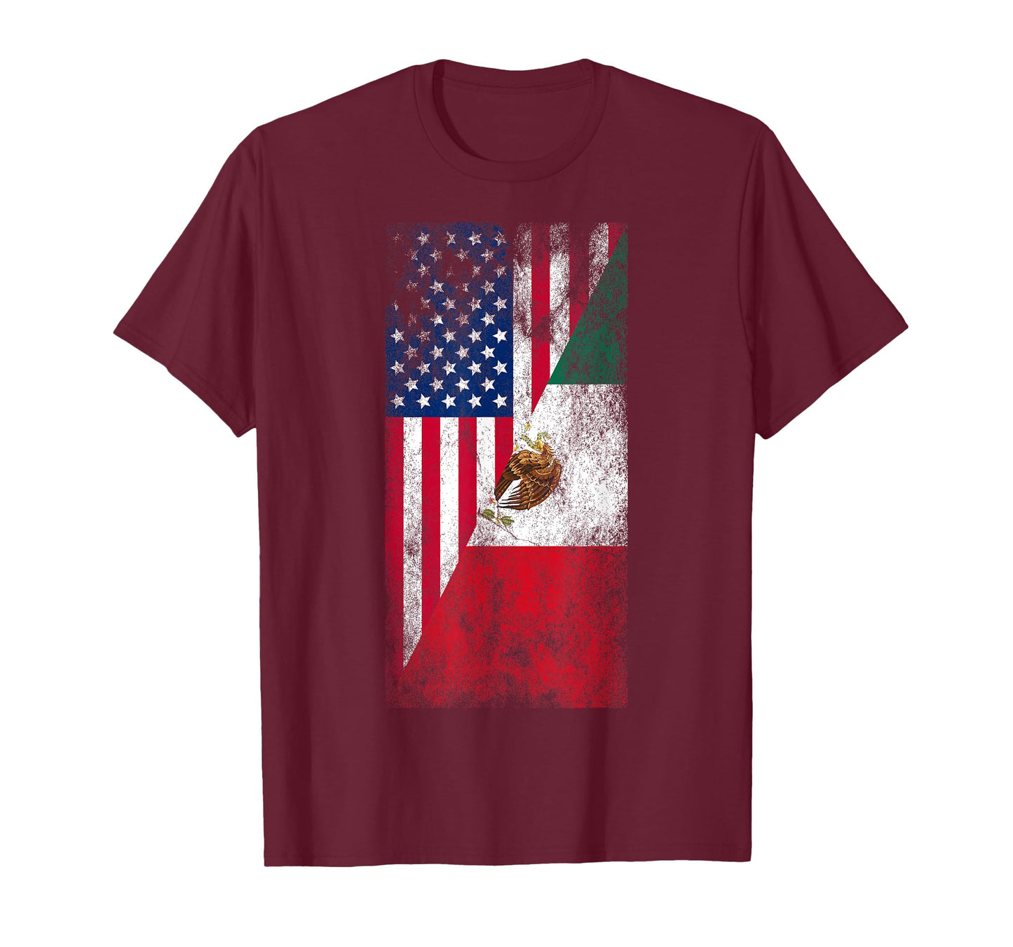 USA & Mexico Flags - United States of America, Mexican T-Shirt