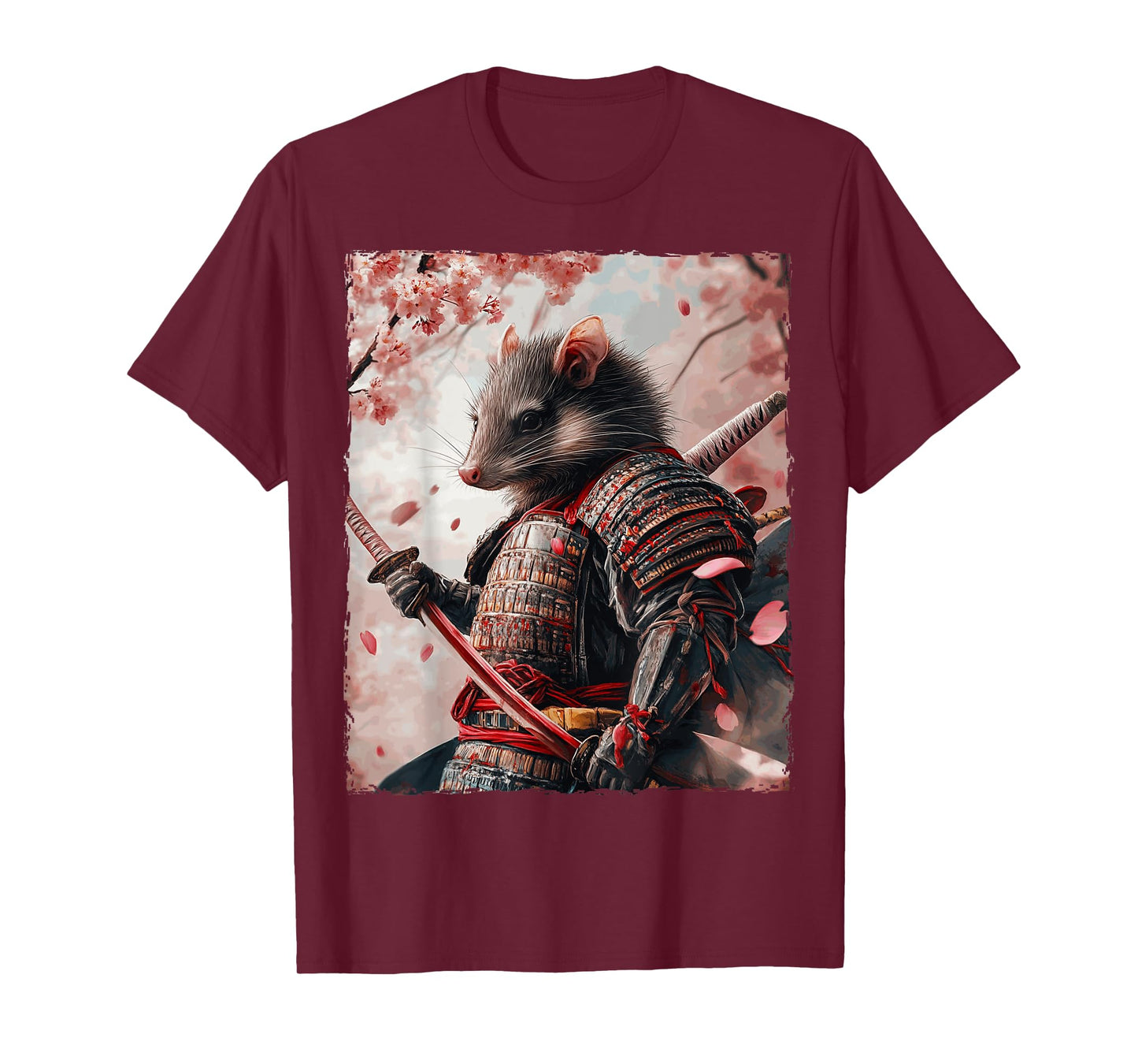 Funny Graphic Opossum Possum Japanese Anime T-Shirt