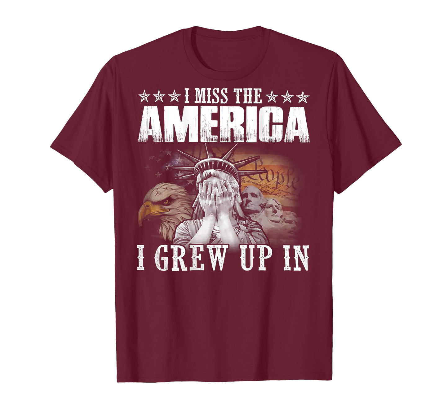 I Miss The America I Grew Up In (on back) T-Shirt