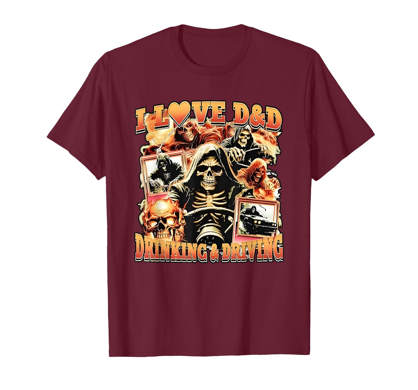 I love D&D Drinking & Driving Death Reaper T-Shirt