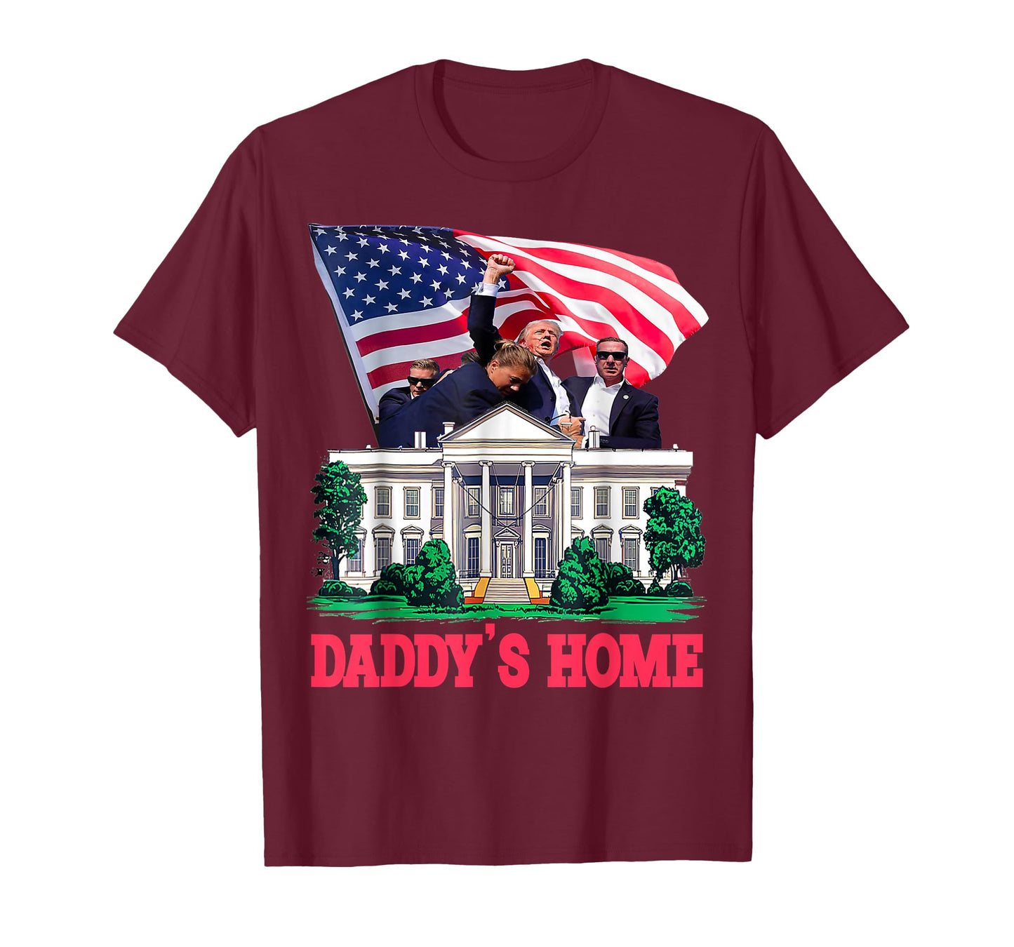 TRUMP DADDY'S HOME Bye Joe Biden Drops Out run for election T-Shirt