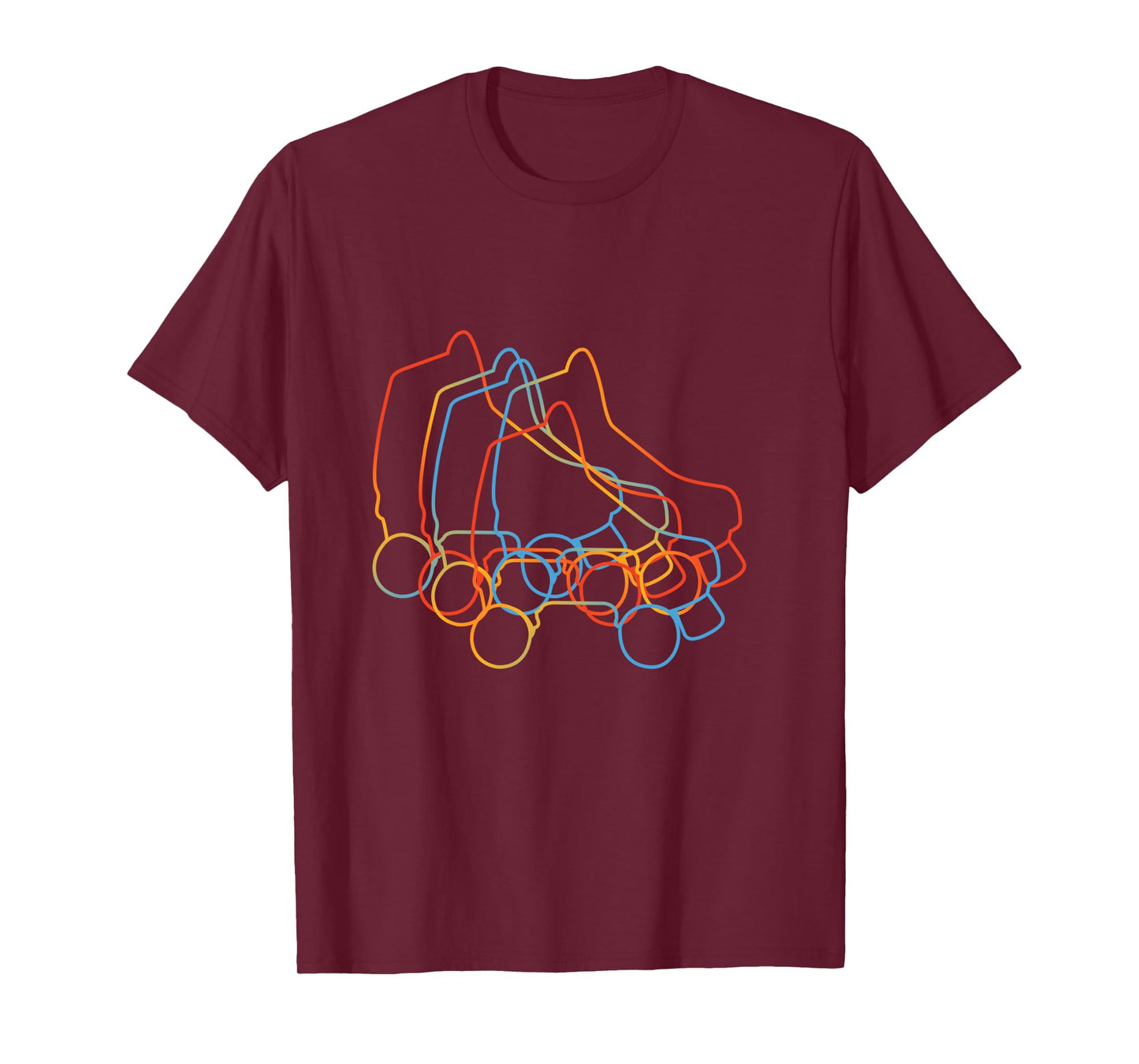 Retro Roller Skates Roller Skating Long Sleeve T-Shirt