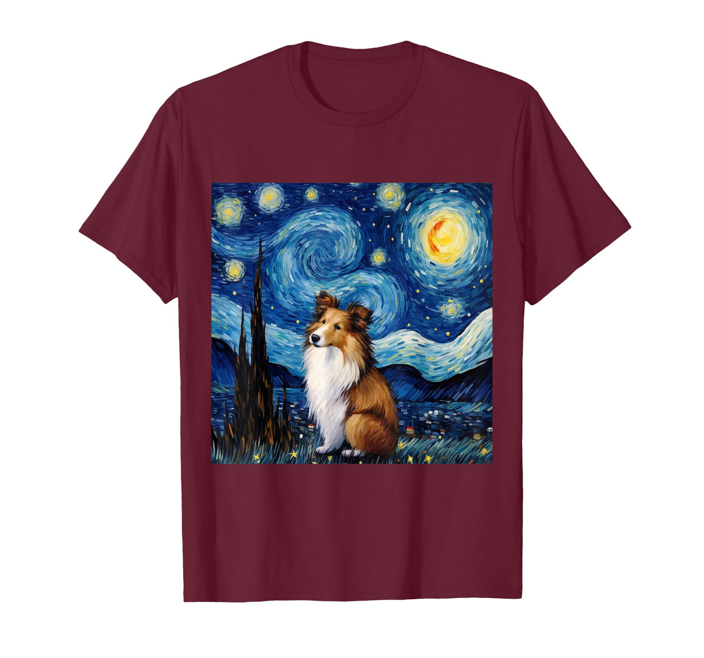 Sheltie Starry Night - Sheltie T-Shirt