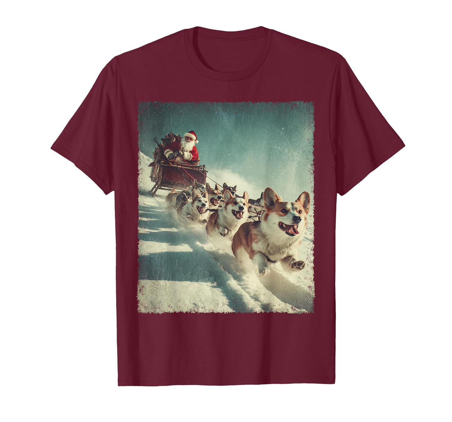 I Love Corgi Dog Christmas T-Shirt
