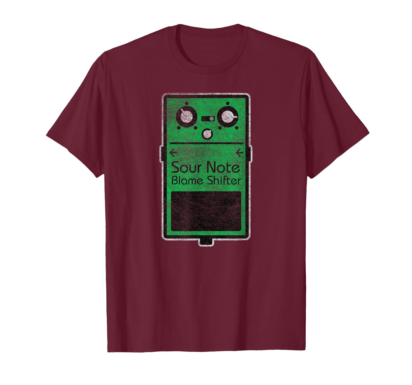 Funny Sour Note Blame Shifter Effect Pedal T-Shirt
