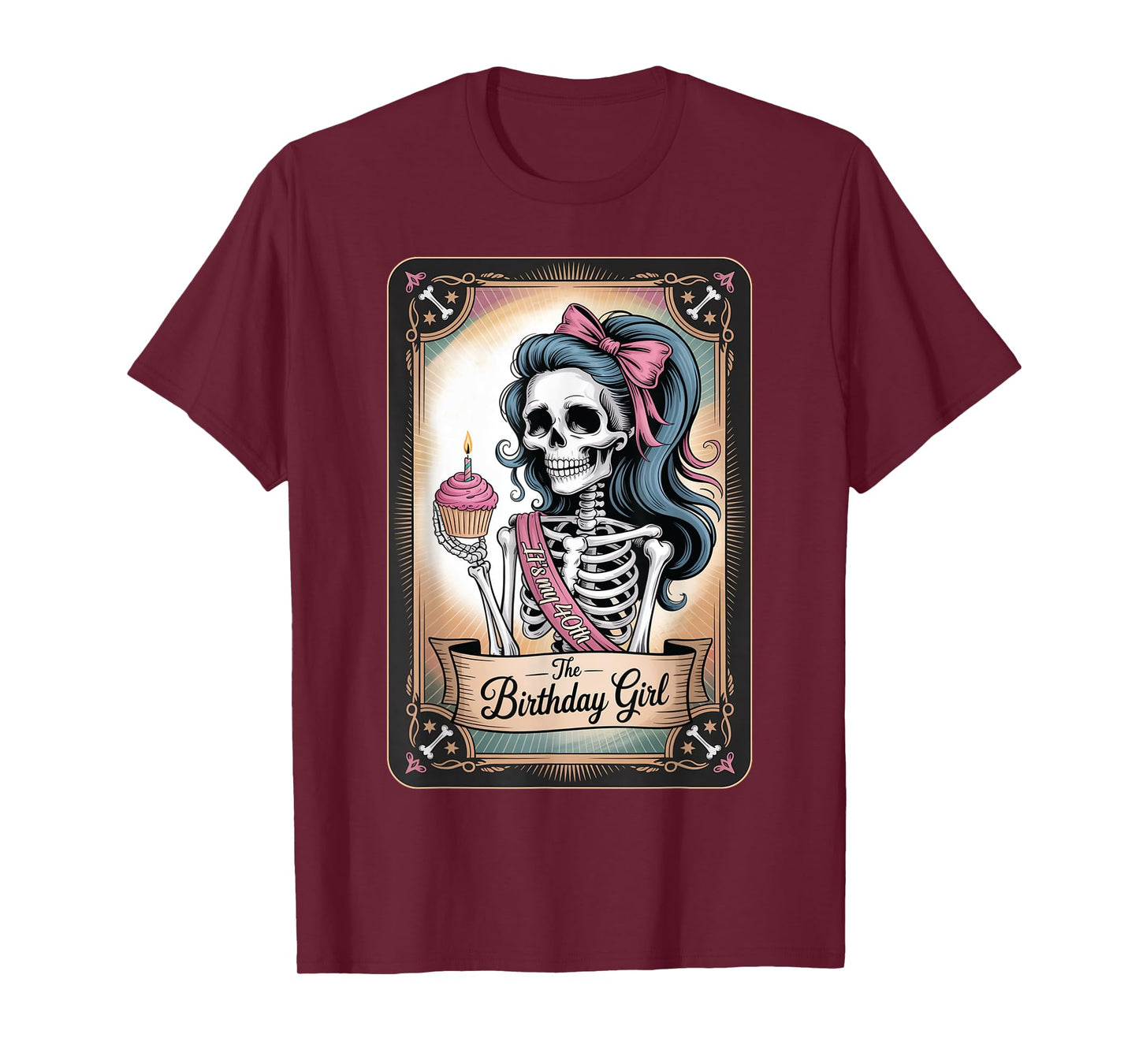 It's My 40th Birthday Tarot Card Funny Skeleton Birthday T-Shirt