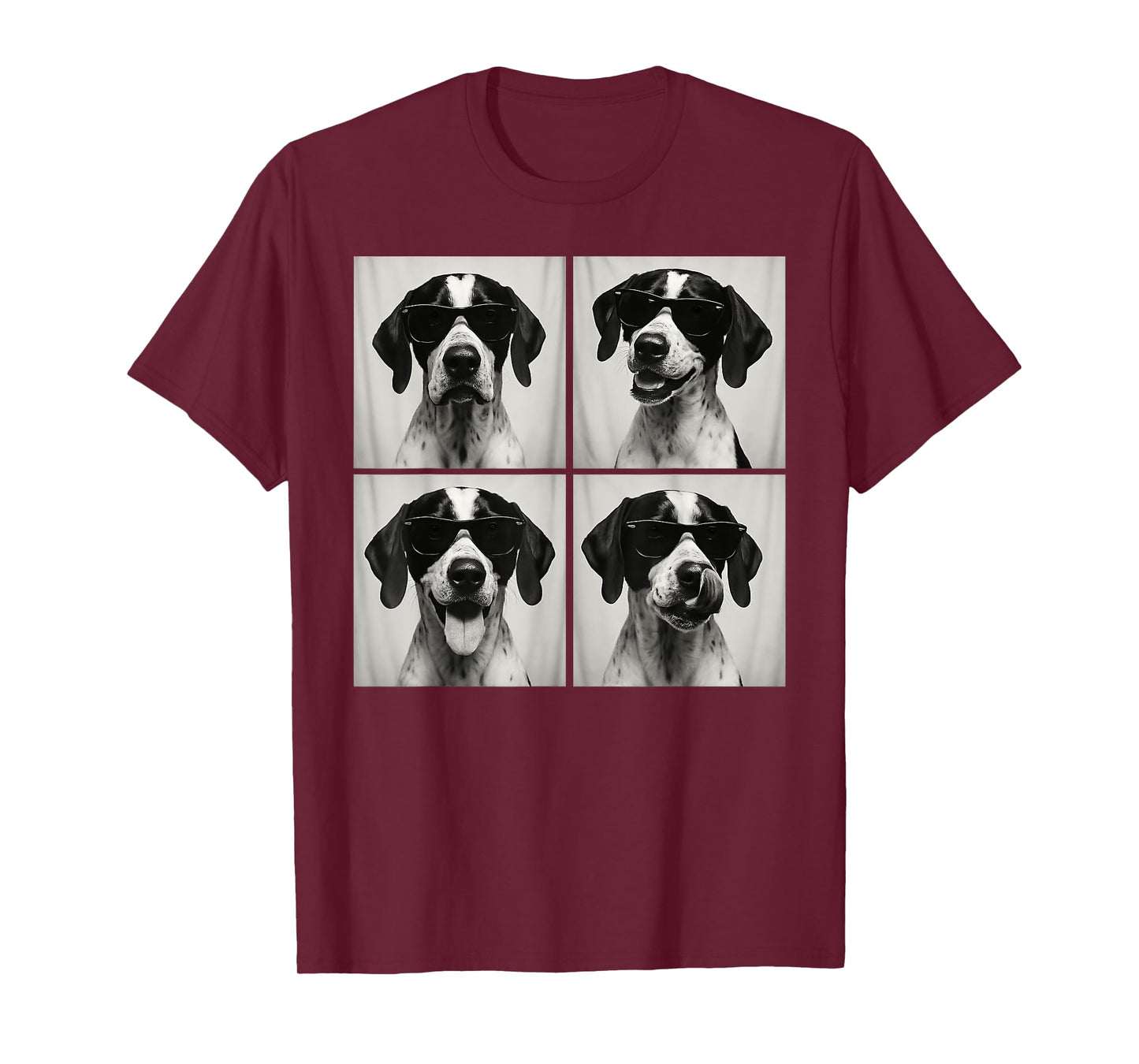 Funny English Pointer Lover Cute Dog Photo Booth T-Shirt