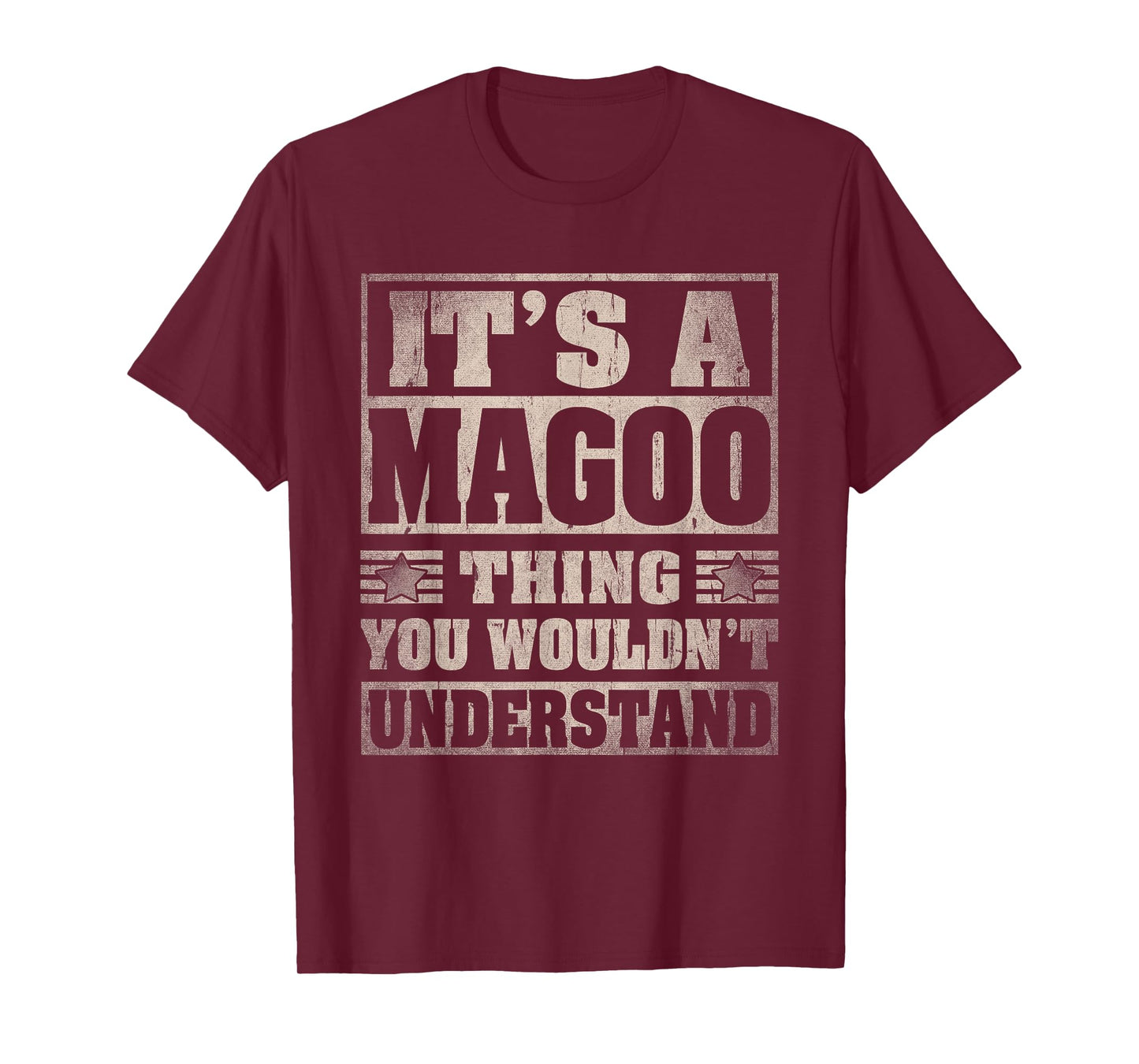 Magoo Last Name Shirt It's A Magoo Thing T-Shirt