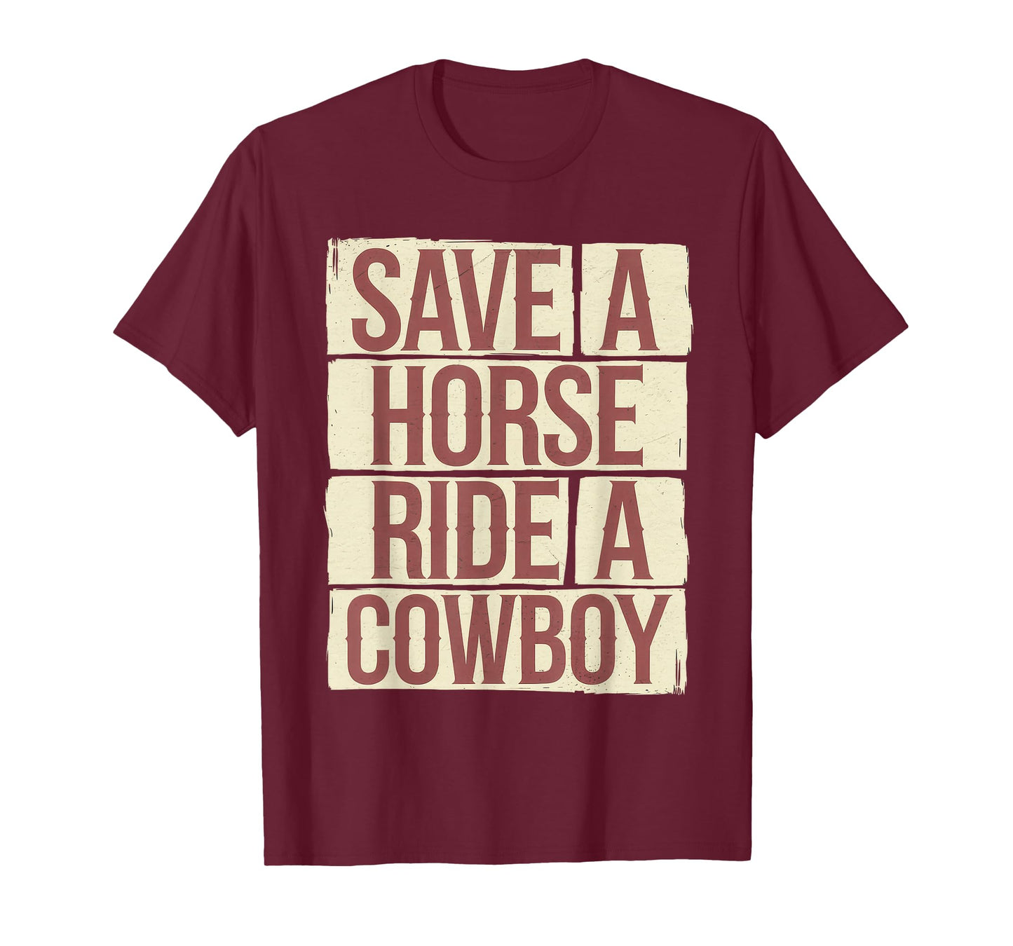 Save A Horse Ride A Cowboy Tshirt Country Outfits Horseback T-Shirt