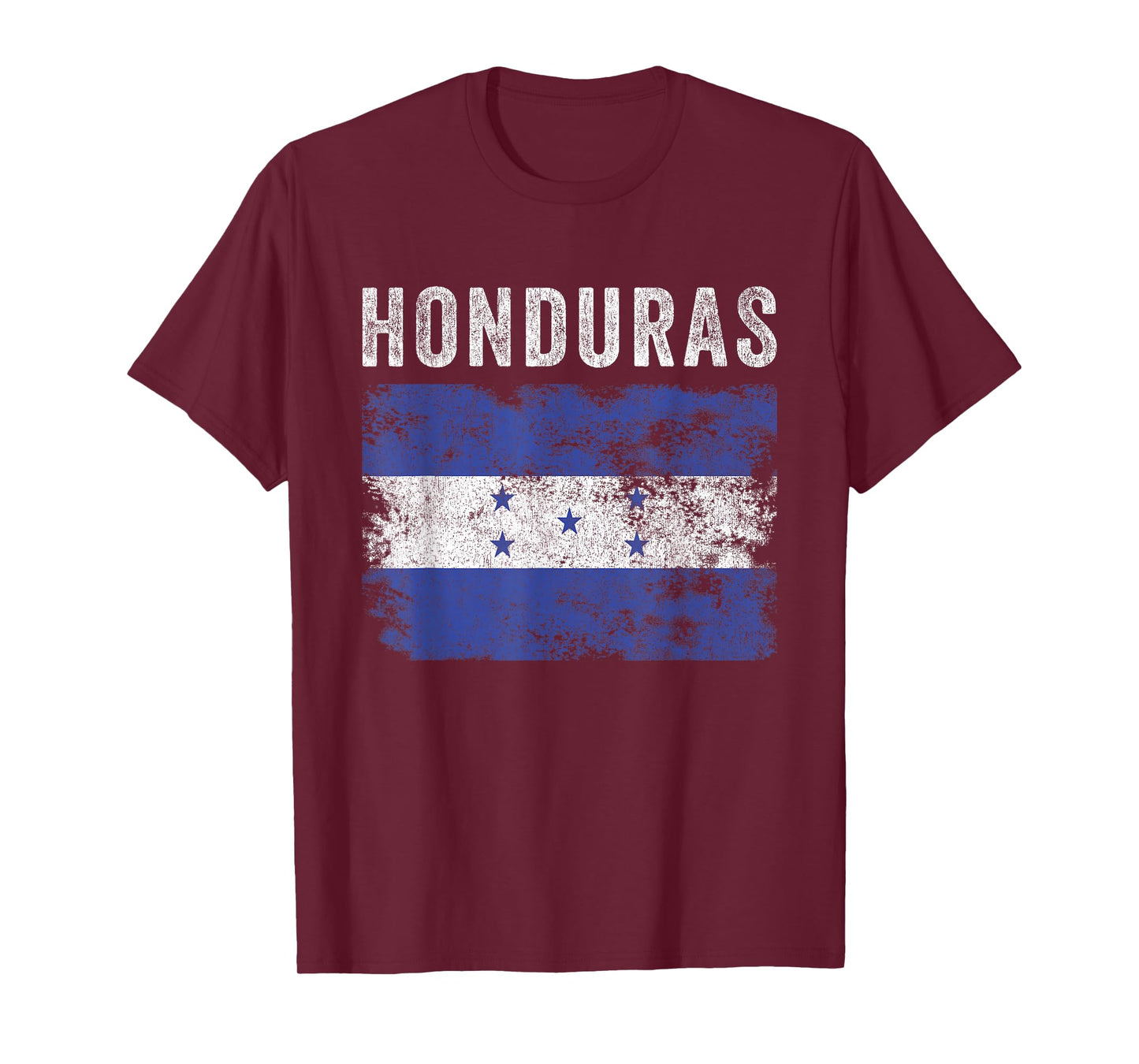 Honduras Flag Distressed - Men Women Kids - Honduran Flag T-Shirt