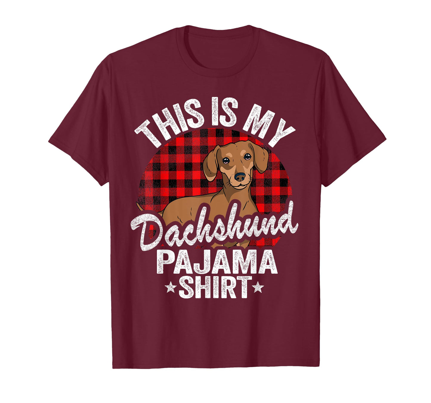 Funny Wiener Dog Doxie Mom Dogs This Is My Dachshund Pajama T-Shirt