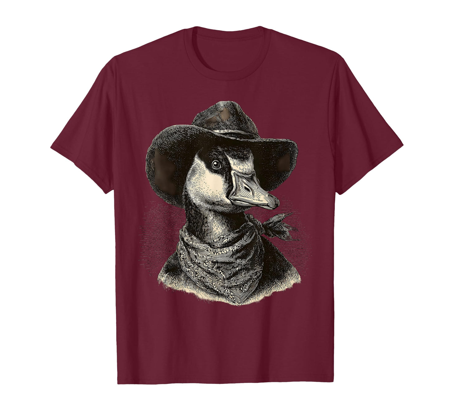 Goose Cowboy Rodeo Cowgirl Vintage Western Country T-Shirt