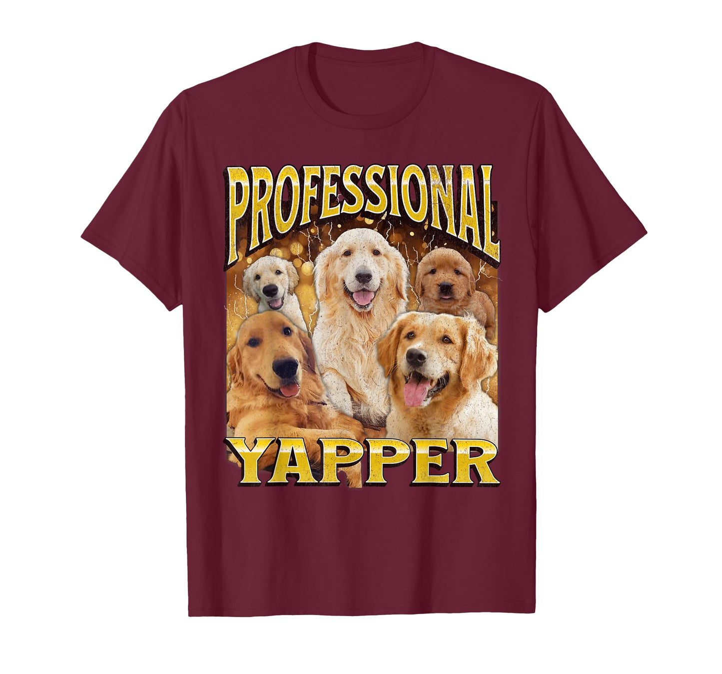 Professional Yapper Funny Dog Meme Bootleg Graphic T-Shirt for Men Women