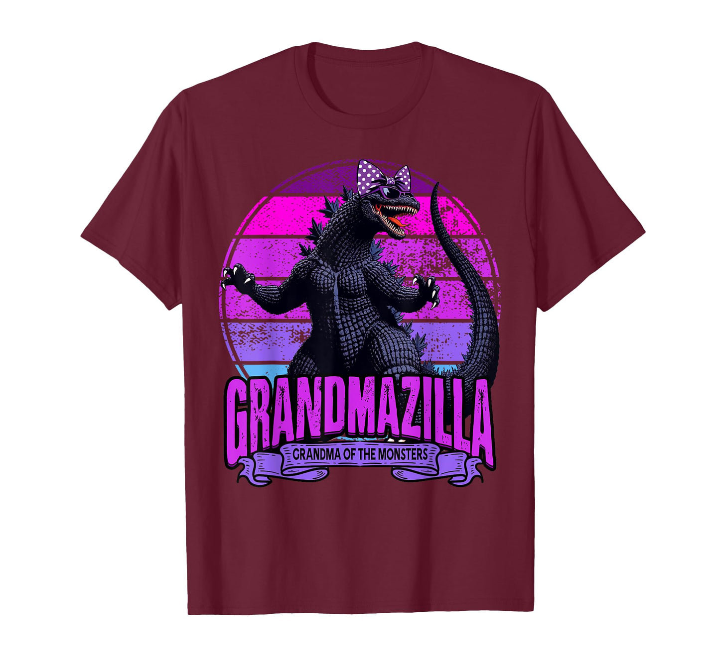Grandmazilla Grandma Of The Monsters Funny Gifts Mother's T-Shirt